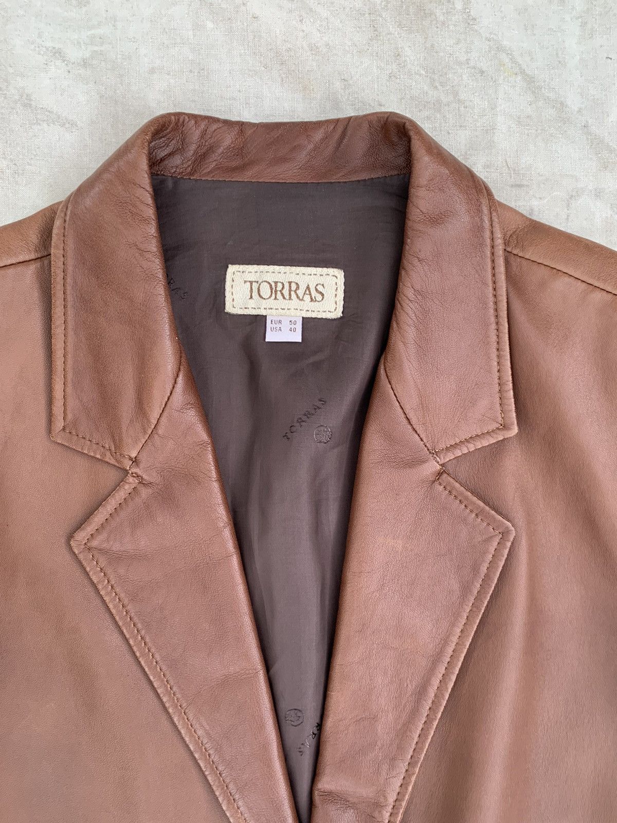 Torras Vintage Lamb leather jacket like Fight Club Size US L / EU 52-54 / 3 - 4 Thumbnail