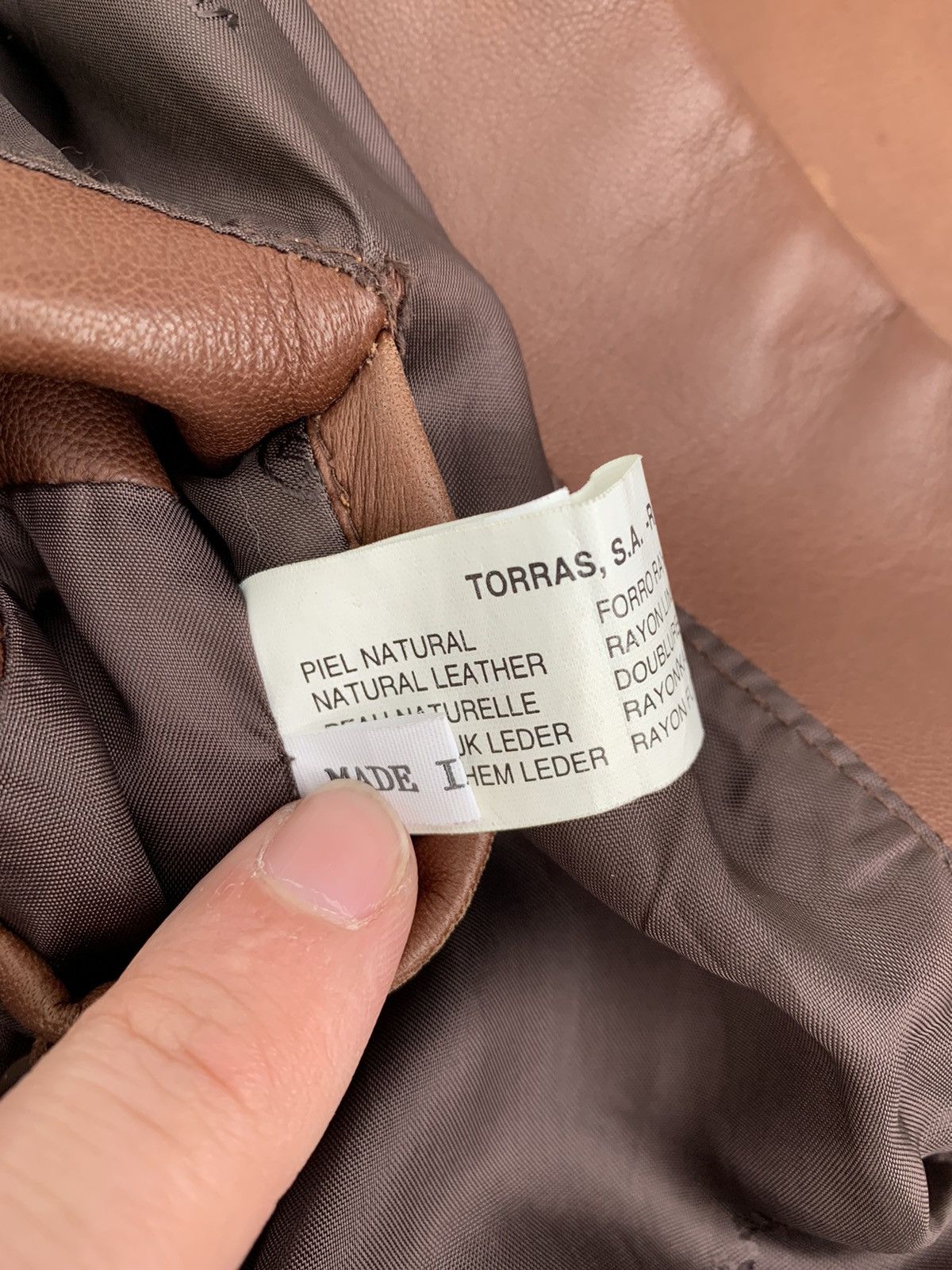 Torras Vintage Lamb leather jacket like Fight Club Size US L / EU 52-54 / 3 - 6 Thumbnail