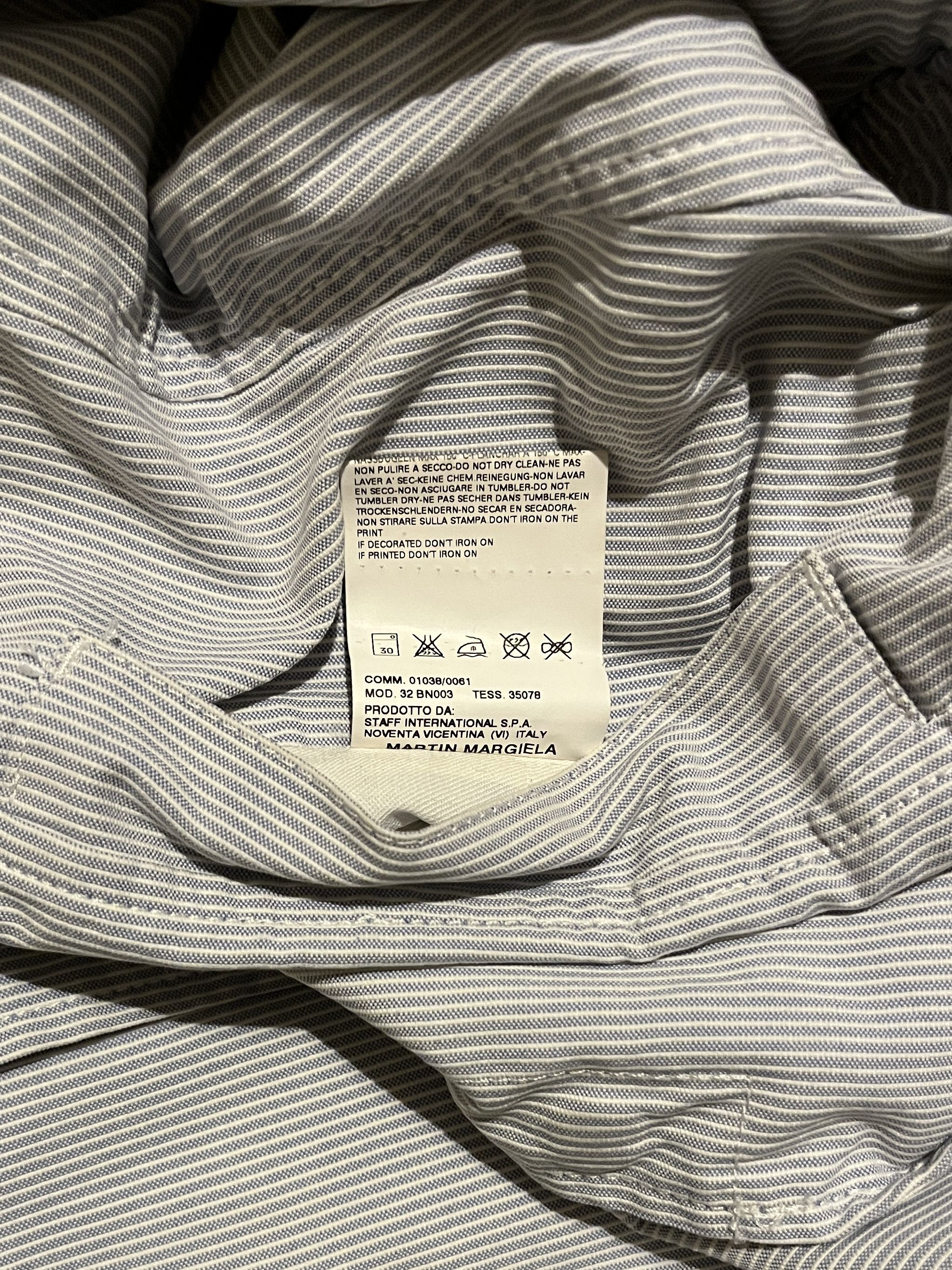 Maison Margiela ⚡️QUICK SALE⚡️2006 Maison Margiela Striped Reversible Jacket Size S / US 4 / IT 40 - 7 Thumbnail