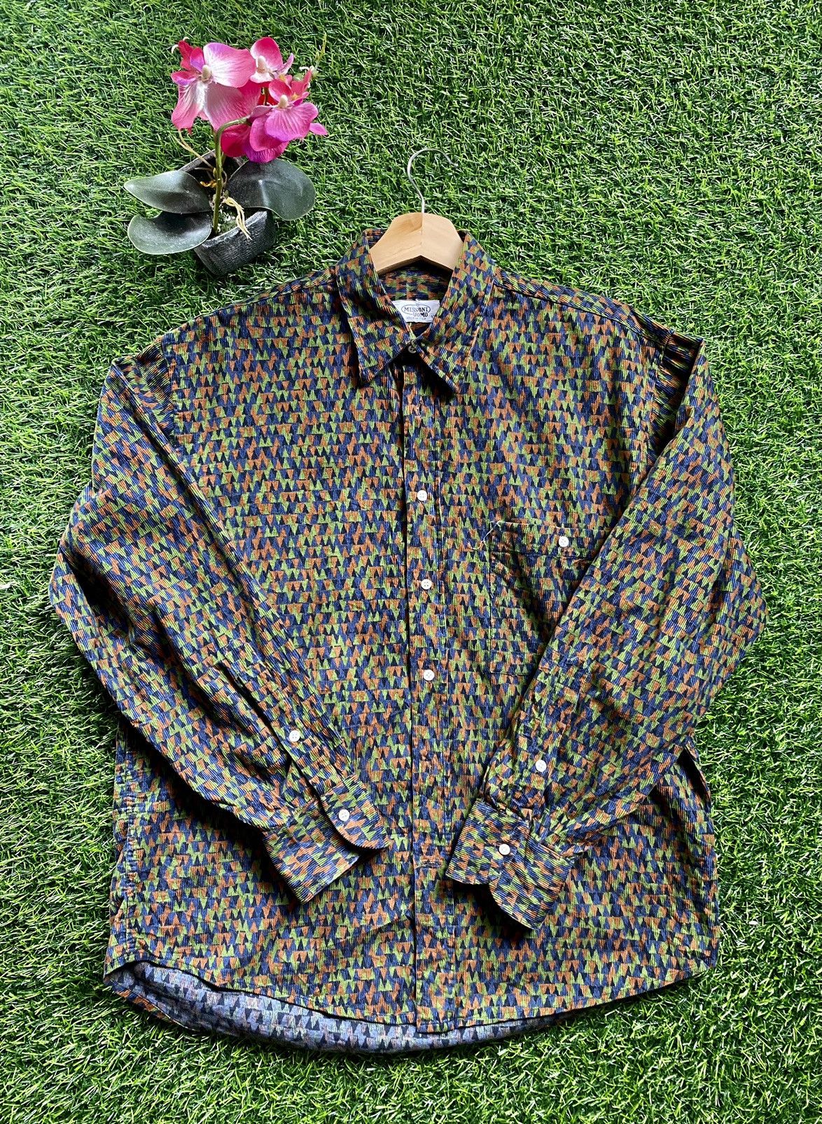 Missoni × Vintage Vintage Missoni Button Up Size US L / EU 52-54 / 3 - 1 Thumbnail