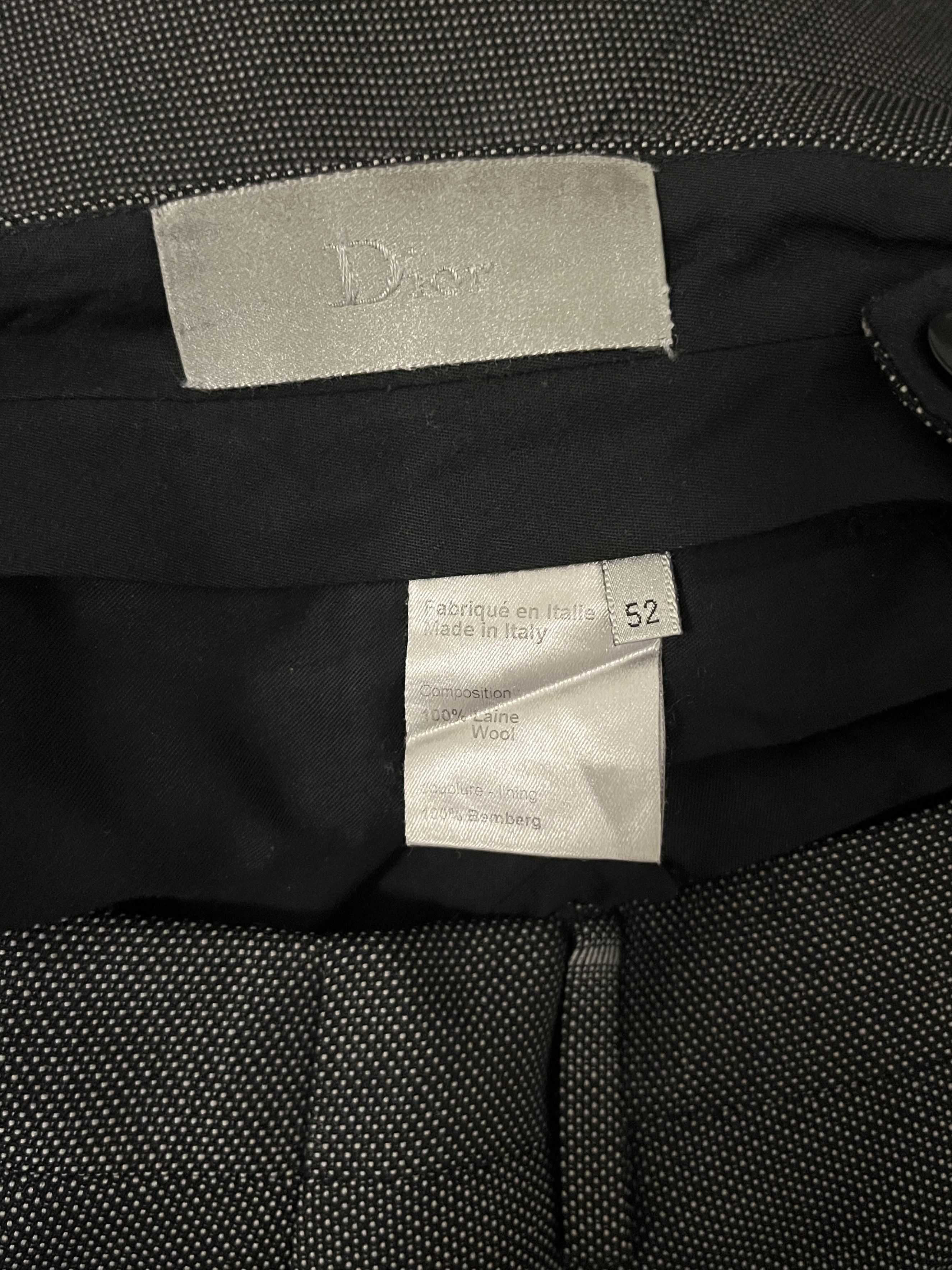Dior × Hedi Slimane ⚡️QUICK SALE⚡️Dior by Hedi Slimane Black and White Pants Size US 35 - 10 Thumbnail