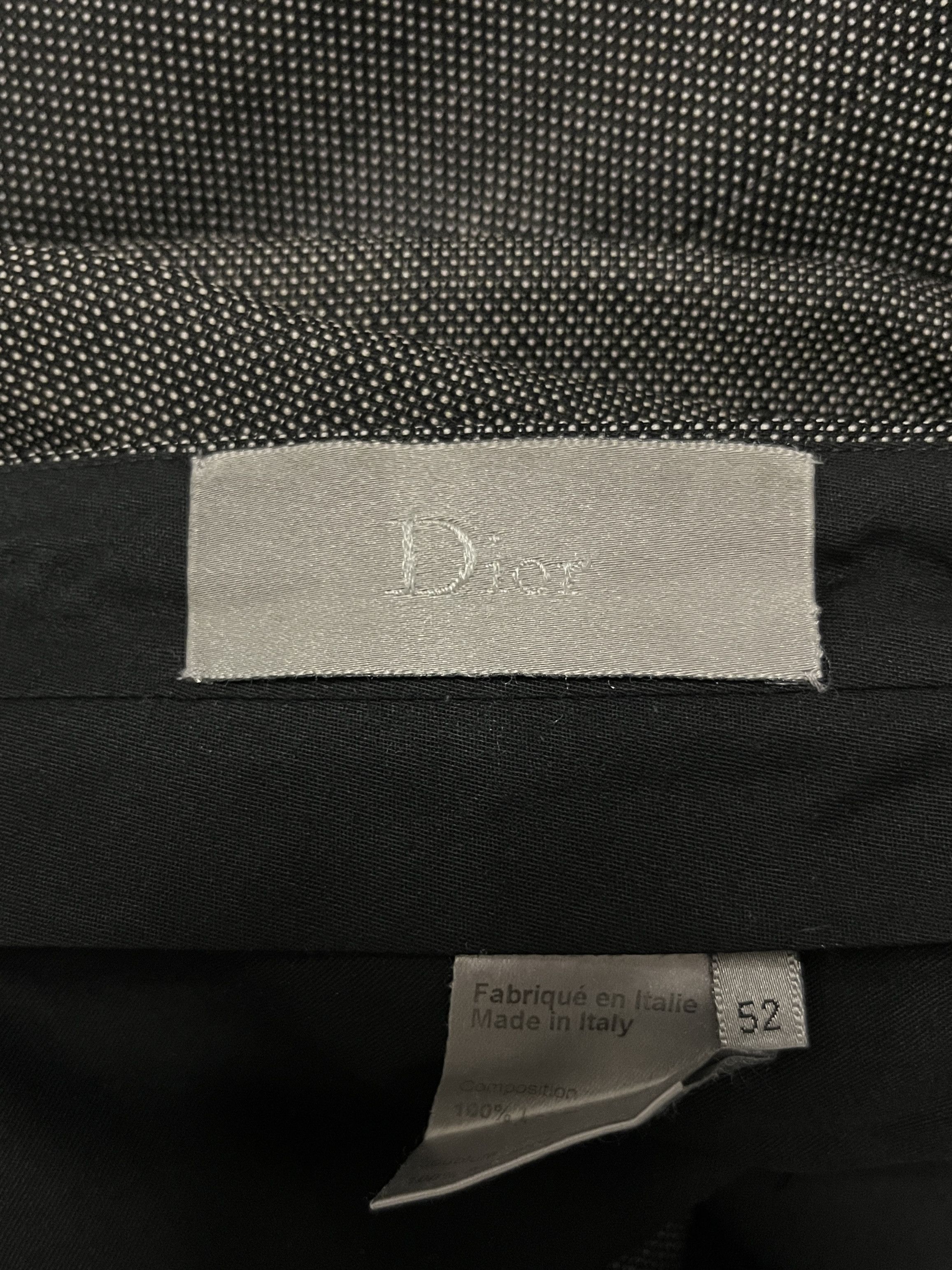 Dior × Hedi Slimane ⚡️QUICK SALE⚡️Dior by Hedi Slimane Black and White Pants Size US 35 - 9 Thumbnail