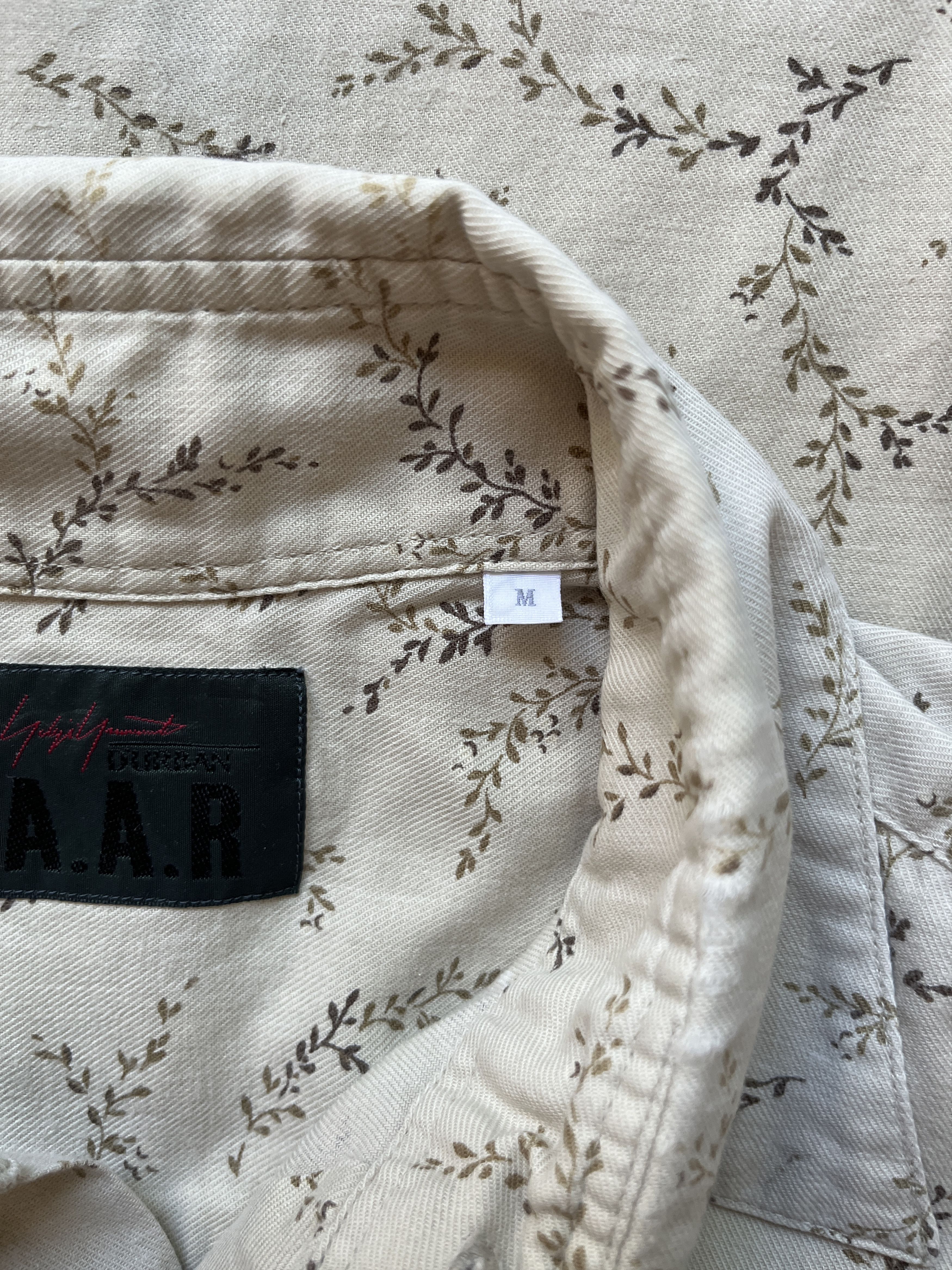 Yohji Yamamoto ⚡️QUICK SALE⚡️2000s' Yohji Yamamoto Beige Shirt Size US M / EU 48-50 / 2 - 4 Thumbnail