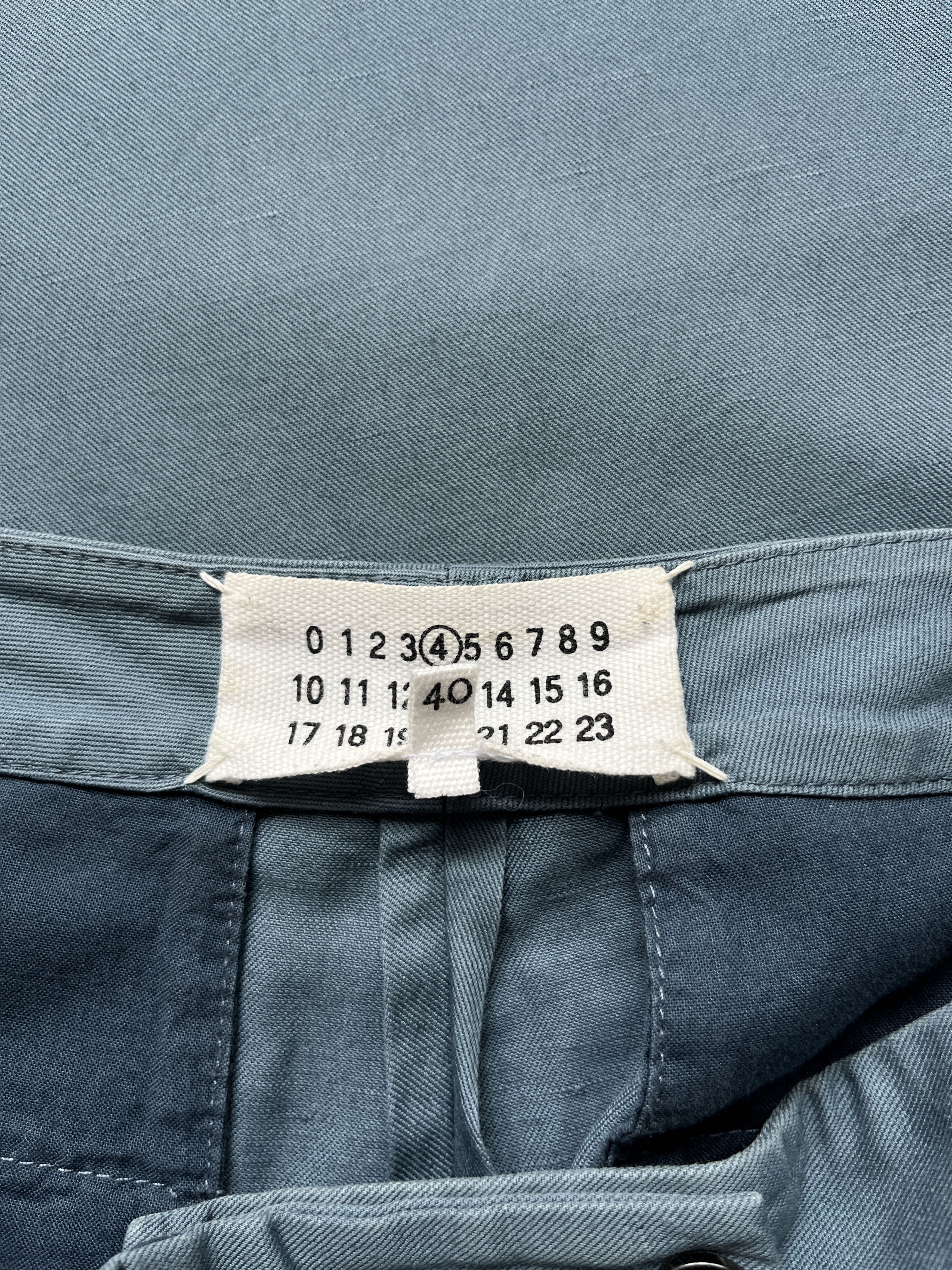 Maison Margiela ⚡️QUICK SALE⚡️2017 Maison Margiela Teal Blue Pants Trousers Size 30" / US 8 / IT 44 - 4 Thumbnail