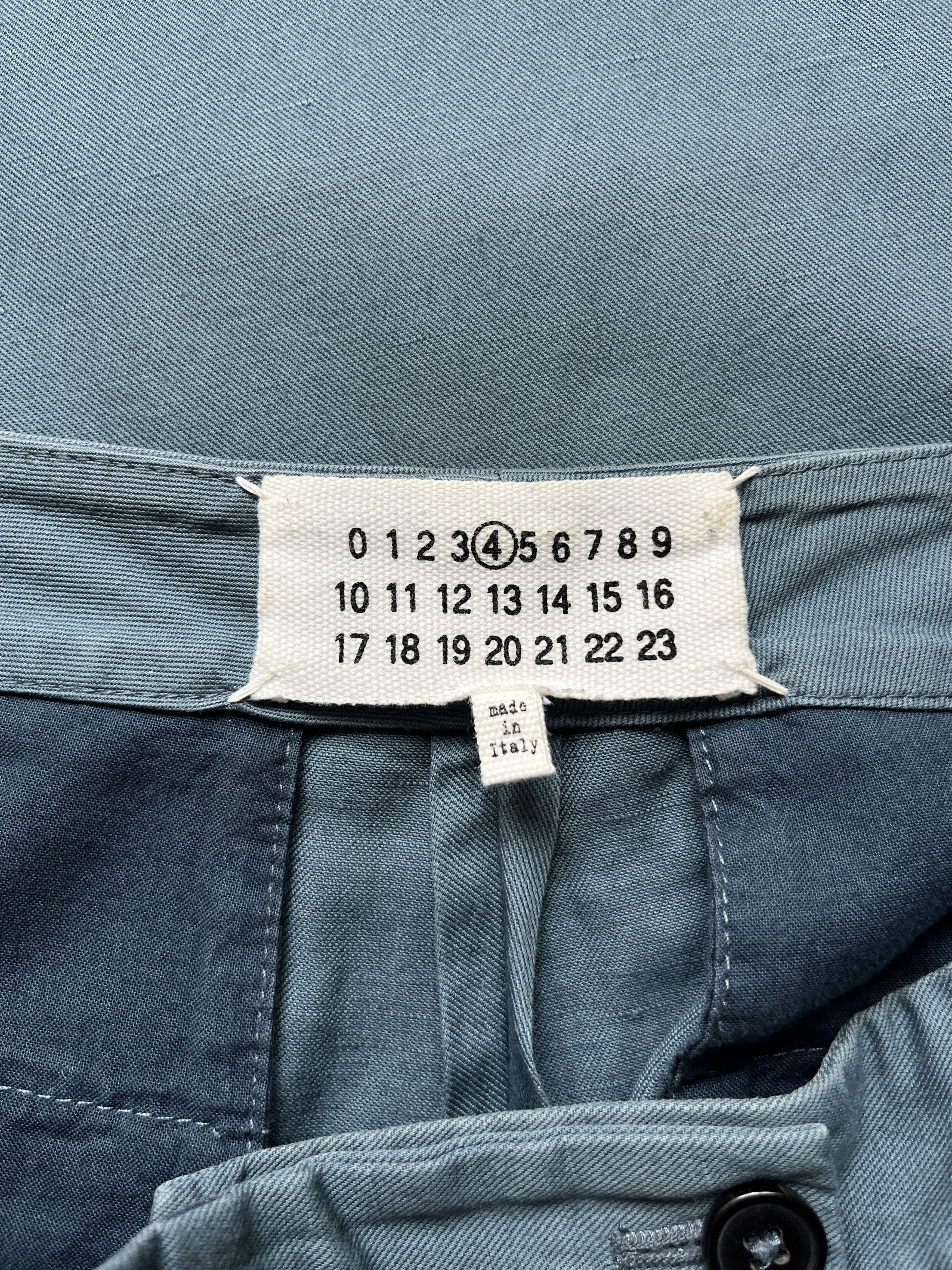Maison Margiela ⚡️QUICK SALE⚡️2017 Maison Margiela Teal Blue Pants Trousers Size 30" / US 8 / IT 44 - 3 Thumbnail