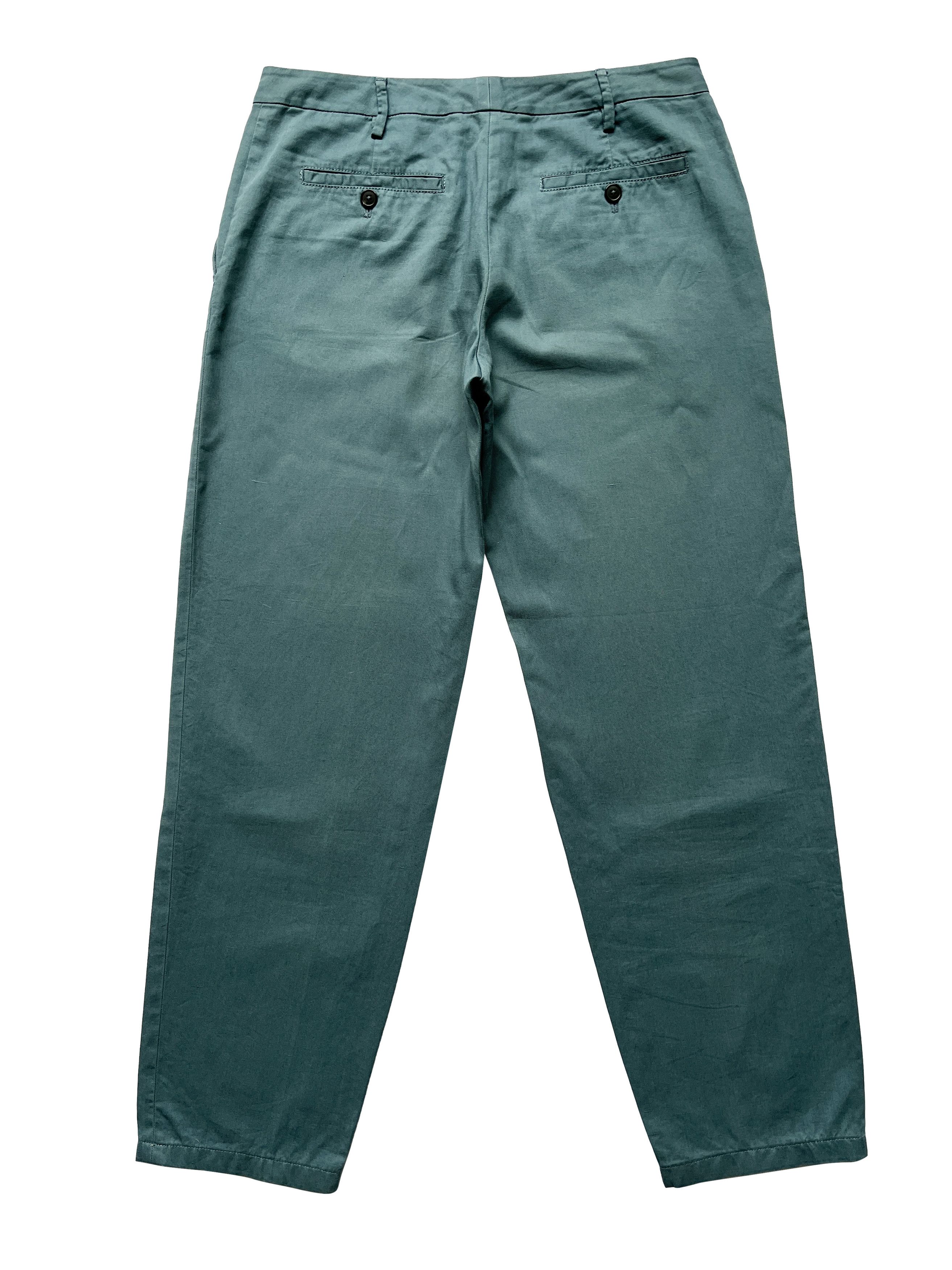 Maison Margiela ⚡️QUICK SALE⚡️2017 Maison Margiela Teal Blue Pants Trousers Size 30" / US 8 / IT 44 - 2 Thumbnail