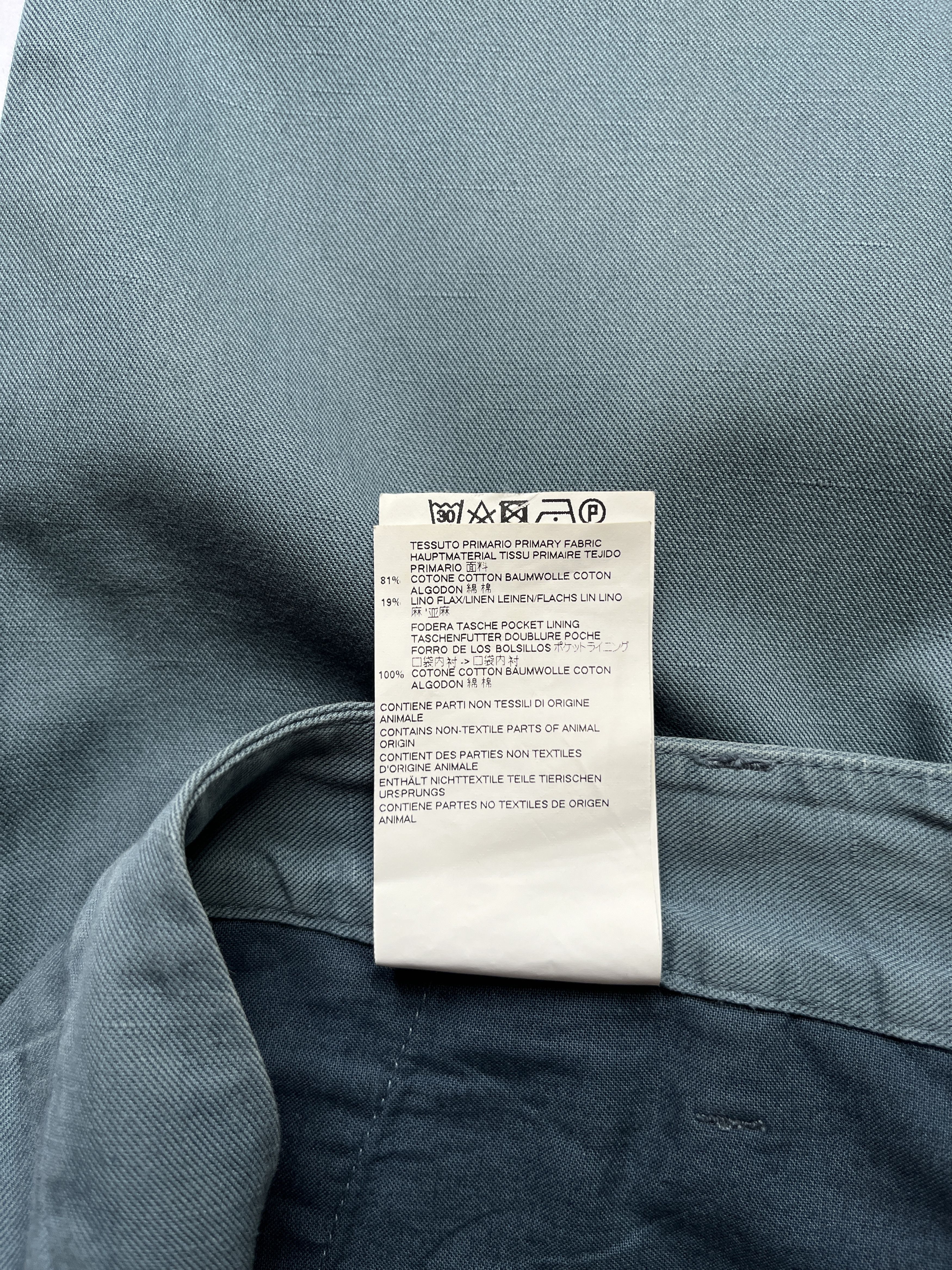 Maison Margiela ⚡️QUICK SALE⚡️2017 Maison Margiela Teal Blue Pants Trousers Size 30" / US 8 / IT 44 - 6 Thumbnail