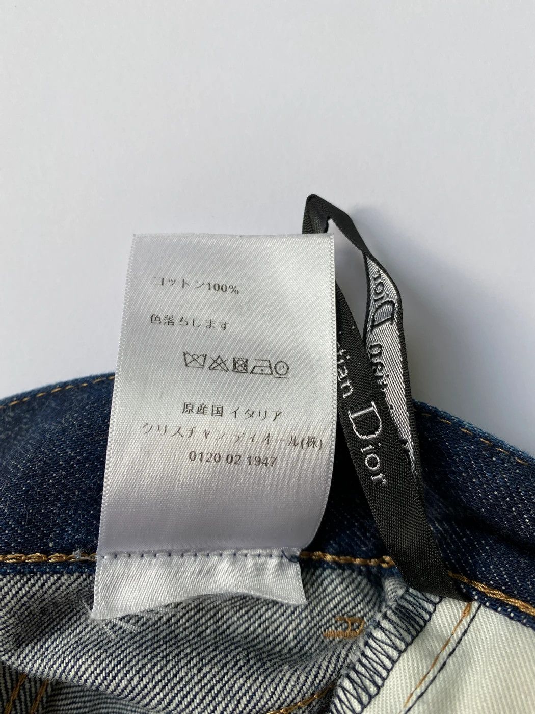 Dior × Hedi Slimane ⚡️QUICK SALE⚡️2007 Dior Hedi Slimane Blue Cut Jeans Denim Size US 31 - 5 Thumbnail