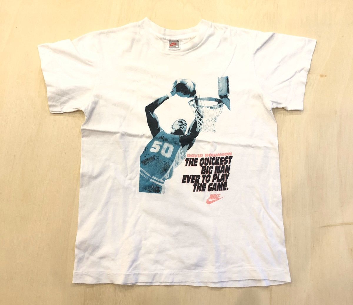 Nike × Vintage Vintage 90s NIKE GreyTag David Robinson Size US L / EU 52-54 / 3 - 1 Thumbnail
