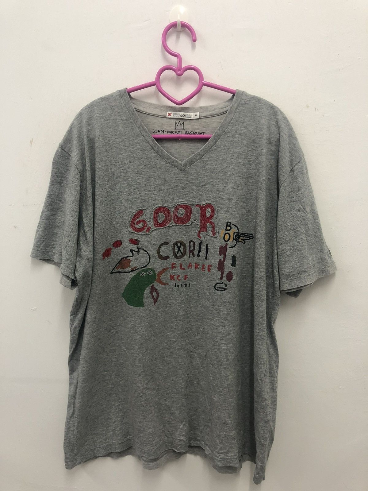 Jean-Michel Basquiat Rare JEAN MICHEL BASQUIAT Corn Flakee KFC Pop Art Shirt Size US XL / EU 56 / 4 - 1 Thumbnail