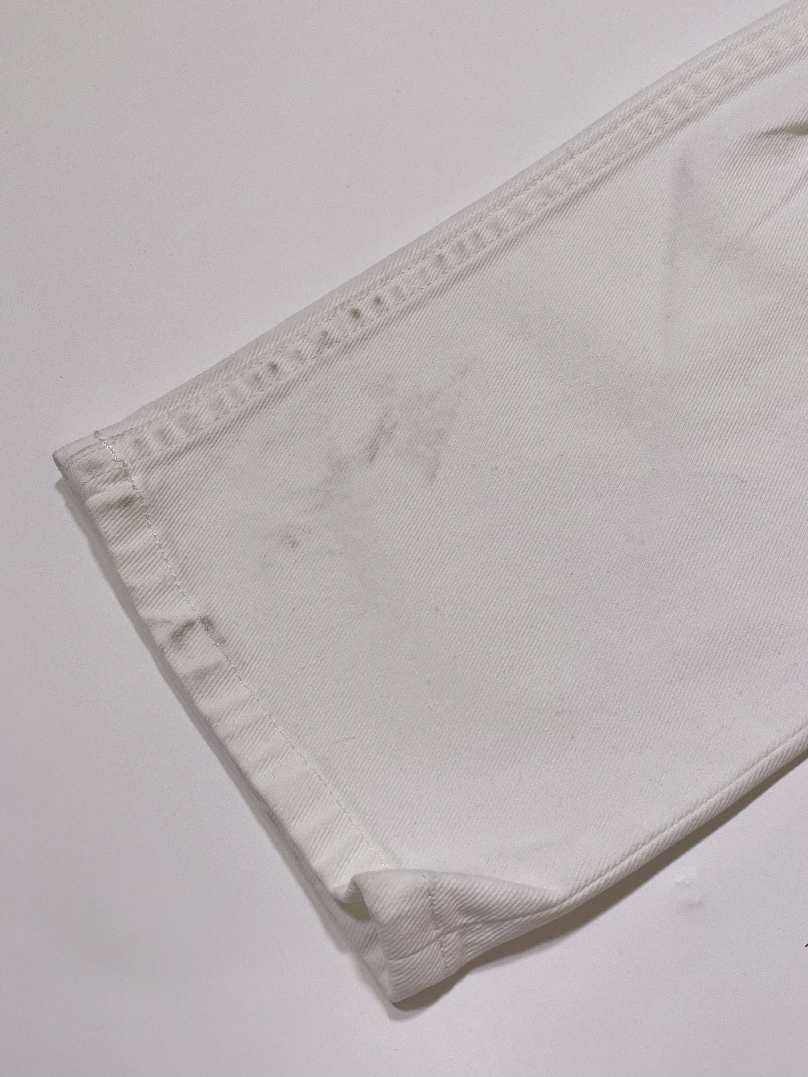 Helmut Lang ⚡️QUICK SALE⚡️Helmut Lang White Stretchy Jean Denim Size US 32 / EU 48 - 4 Thumbnail