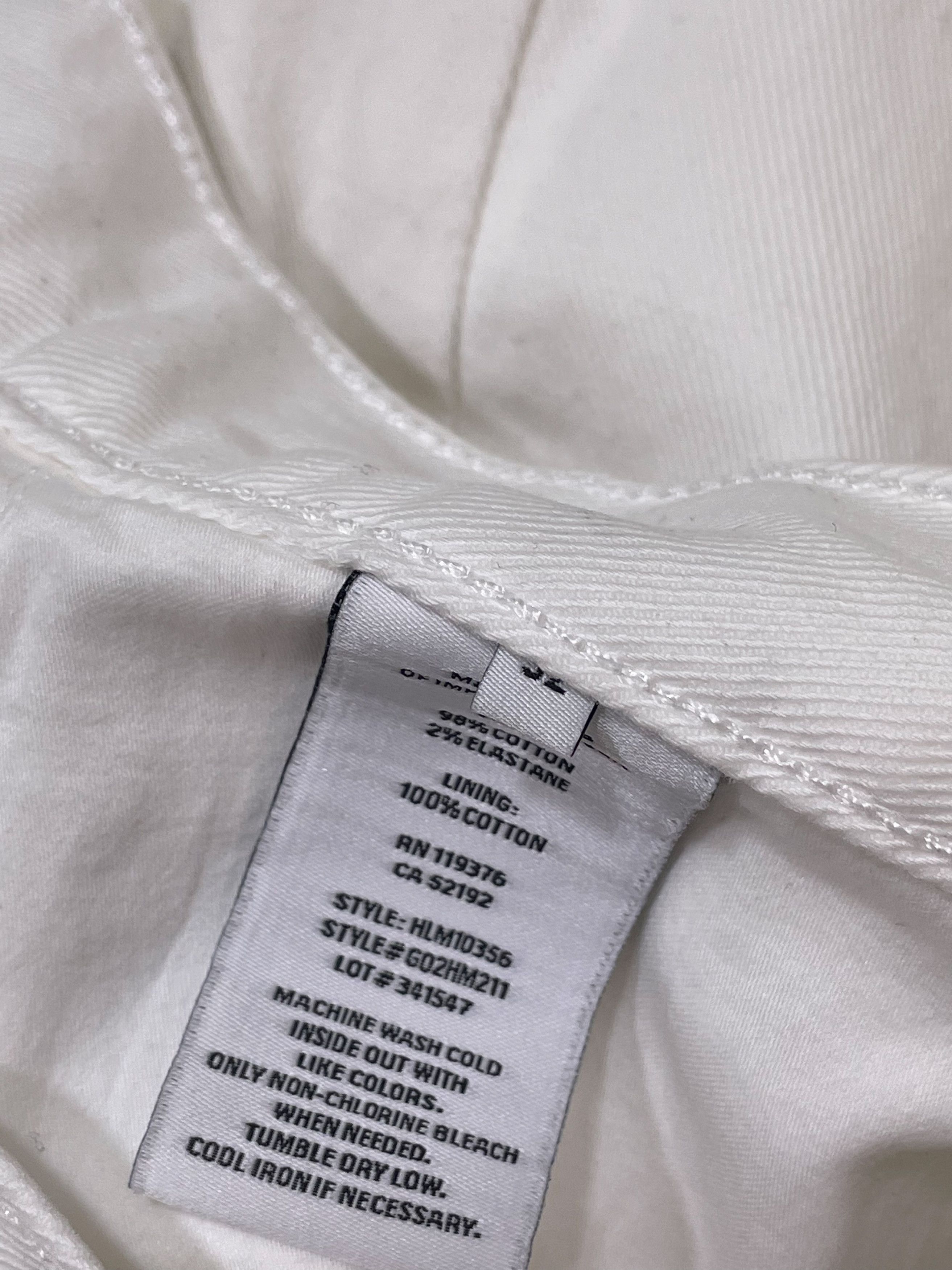 Helmut Lang ⚡️QUICK SALE⚡️Helmut Lang White Stretchy Jean Denim Size US 32 / EU 48 - 8 Thumbnail