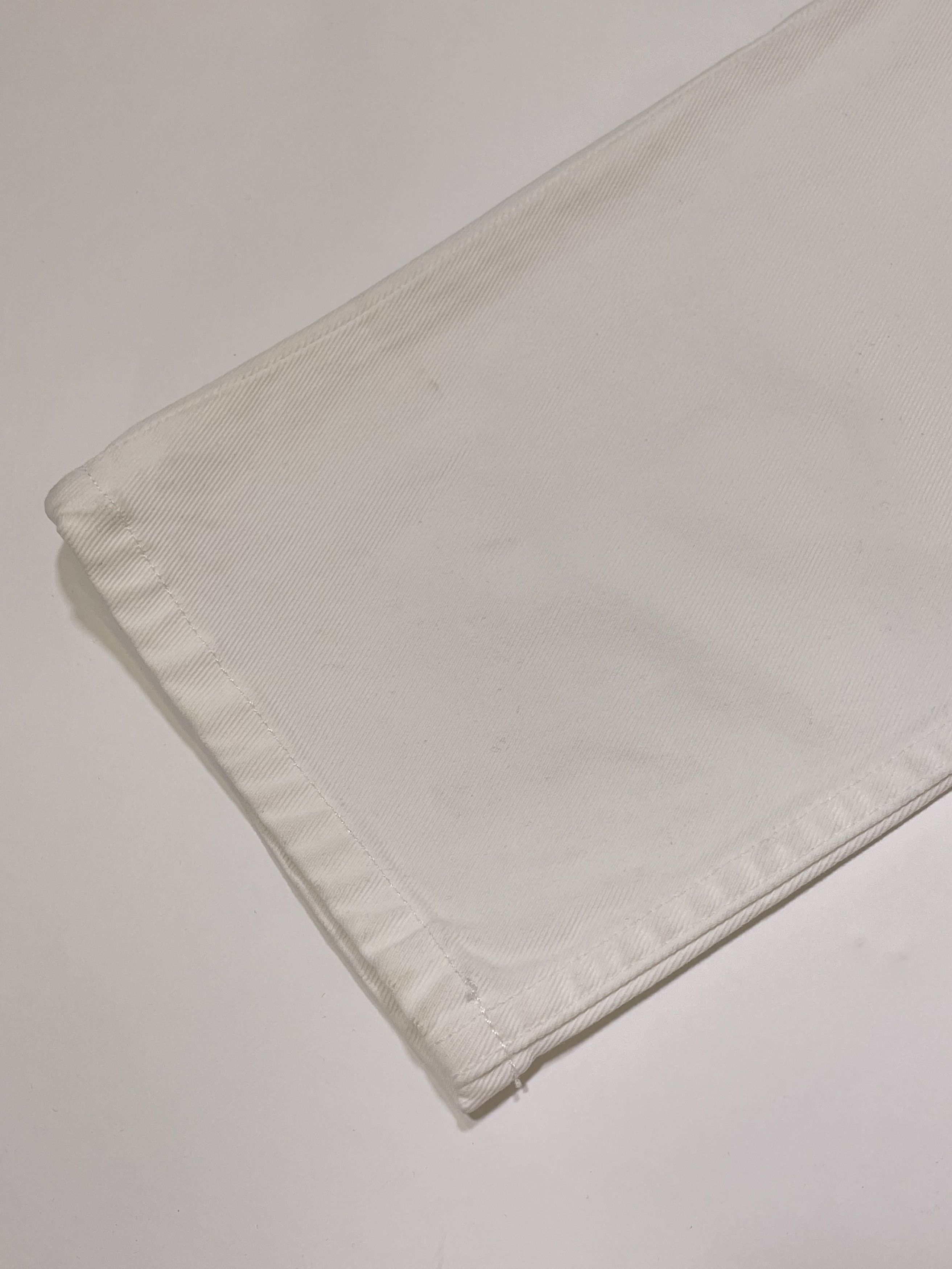 Helmut Lang ⚡️QUICK SALE⚡️Helmut Lang White Stretchy Jean Denim Size US 32 / EU 48 - 5 Thumbnail