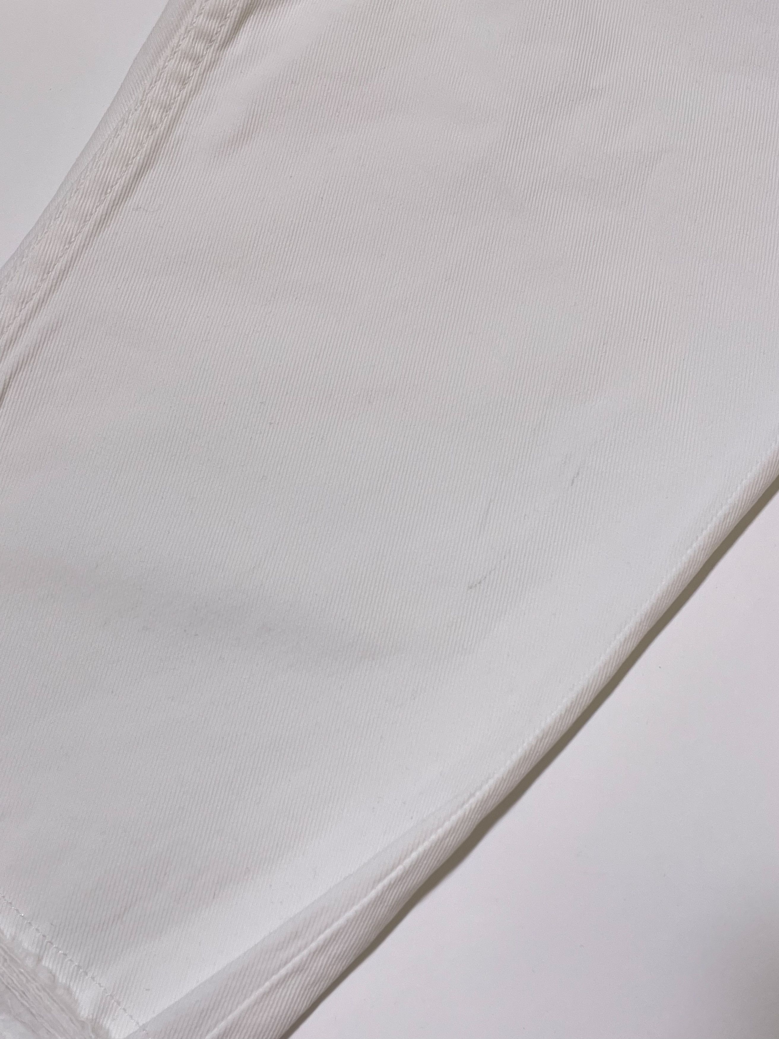 Helmut Lang ⚡️QUICK SALE⚡️Helmut Lang White Stretchy Jean Denim Size US 32 / EU 48 - 3 Thumbnail