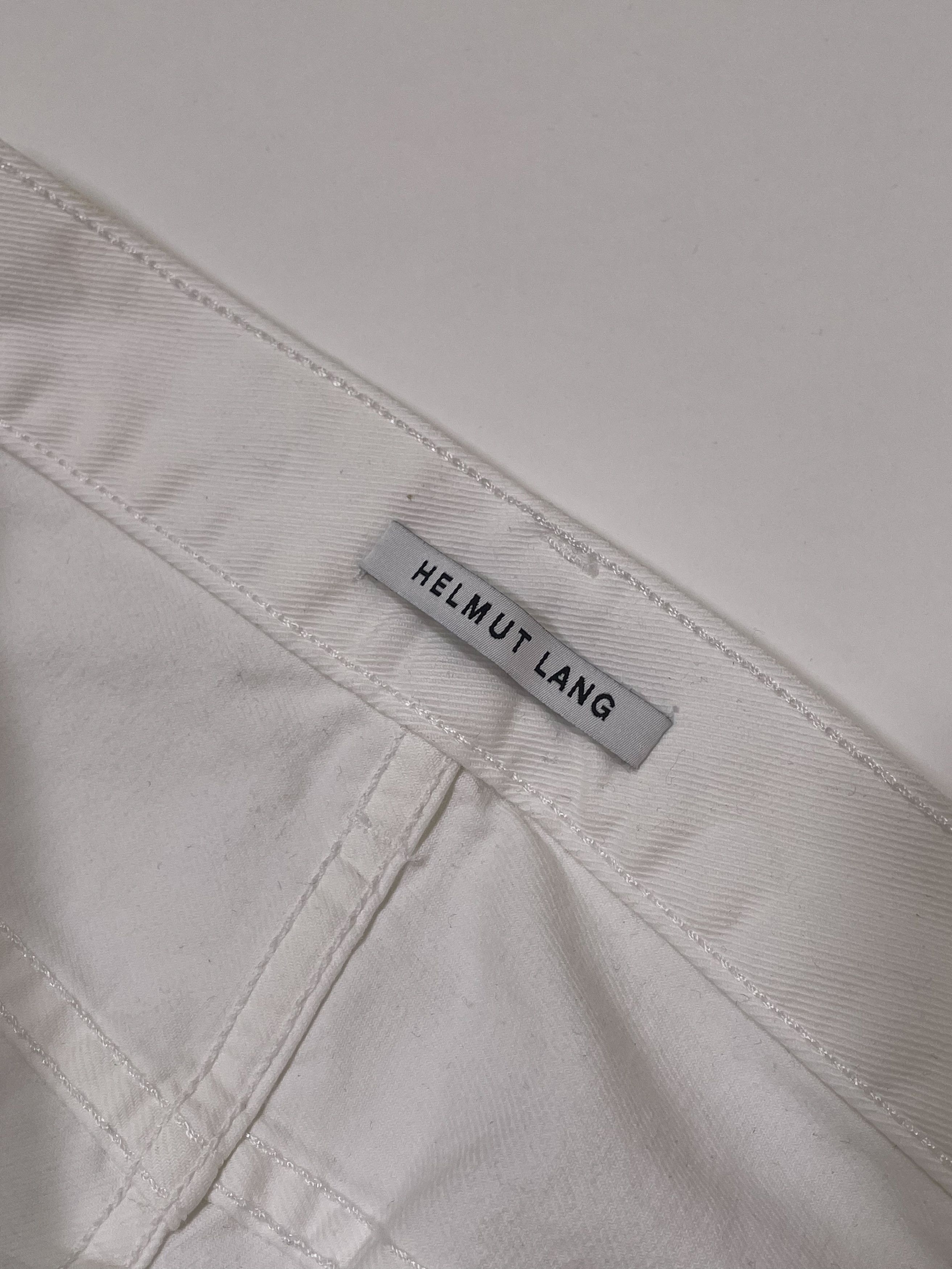 Helmut Lang ⚡️QUICK SALE⚡️Helmut Lang White Stretchy Jean Denim Size US 32 / EU 48 - 7 Thumbnail