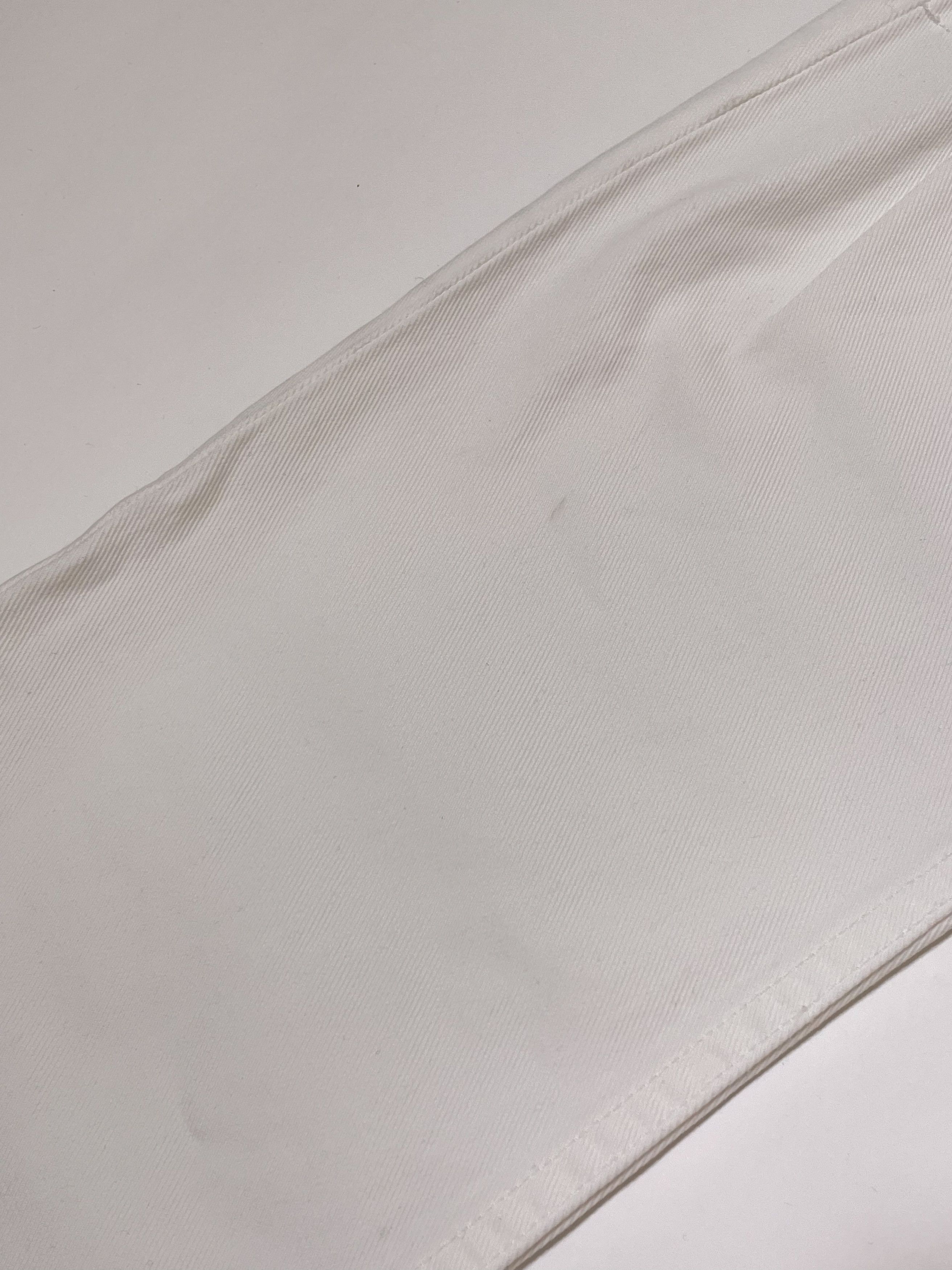 Helmut Lang ⚡️QUICK SALE⚡️Helmut Lang White Stretchy Jean Denim Size US 32 / EU 48 - 6 Thumbnail