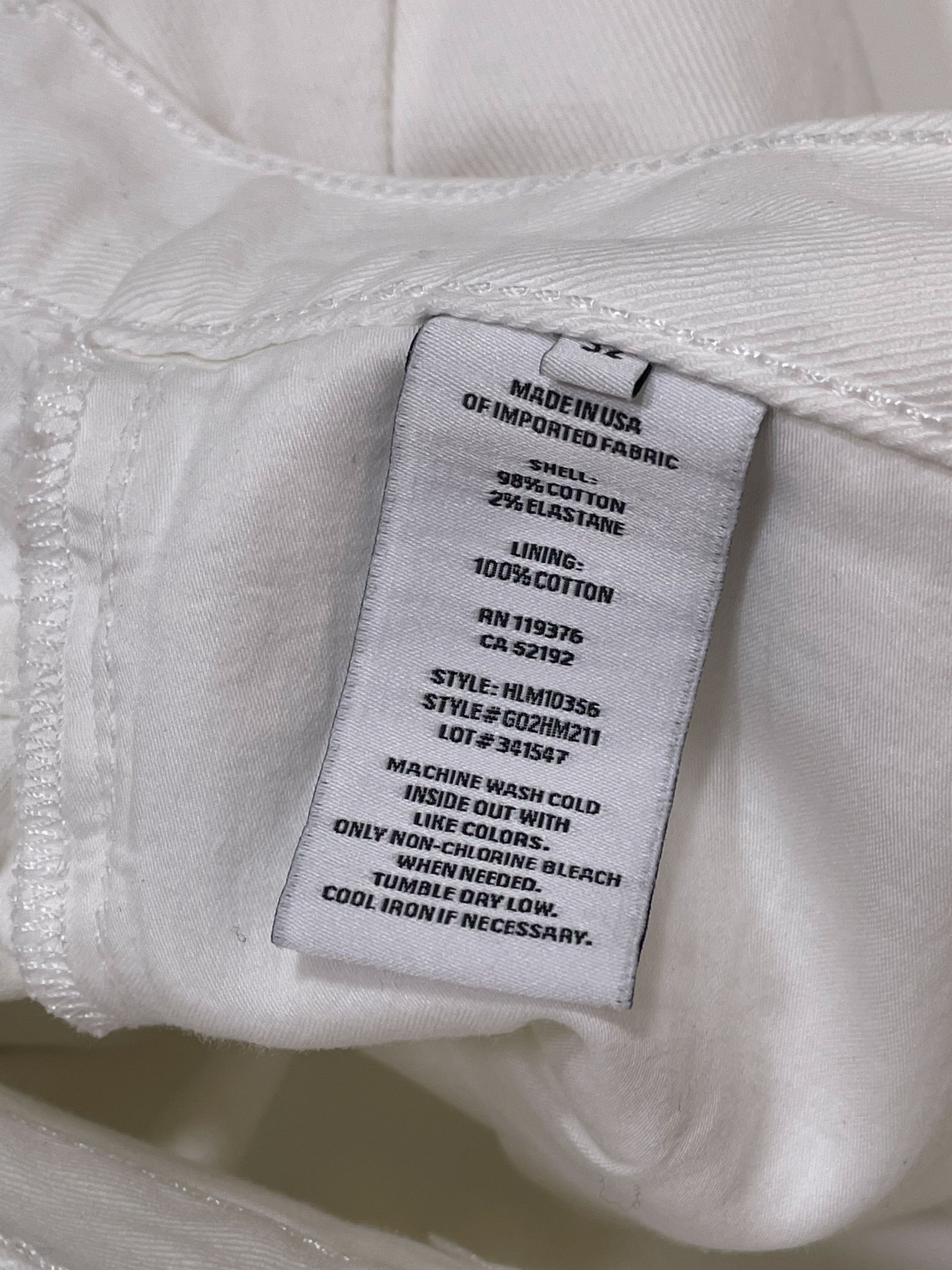 Helmut Lang ⚡️QUICK SALE⚡️Helmut Lang White Stretchy Jean Denim Size US 32 / EU 48 - 9 Thumbnail