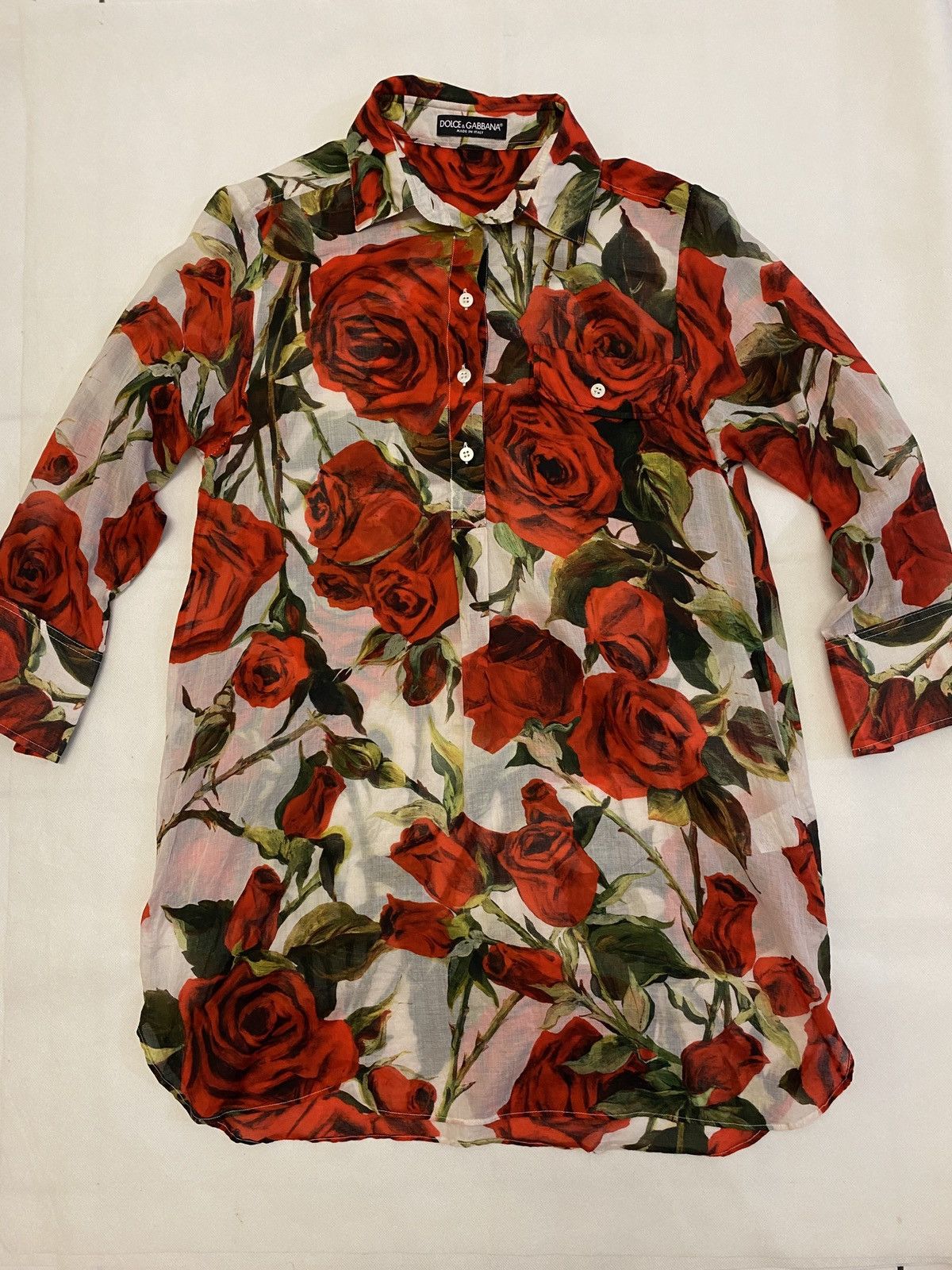Dolce & Gabbana 🔥🔥💰💰Dolce & Gabbana floral ROSE Size S / US 4 / IT 40 - 1 Thumbnail