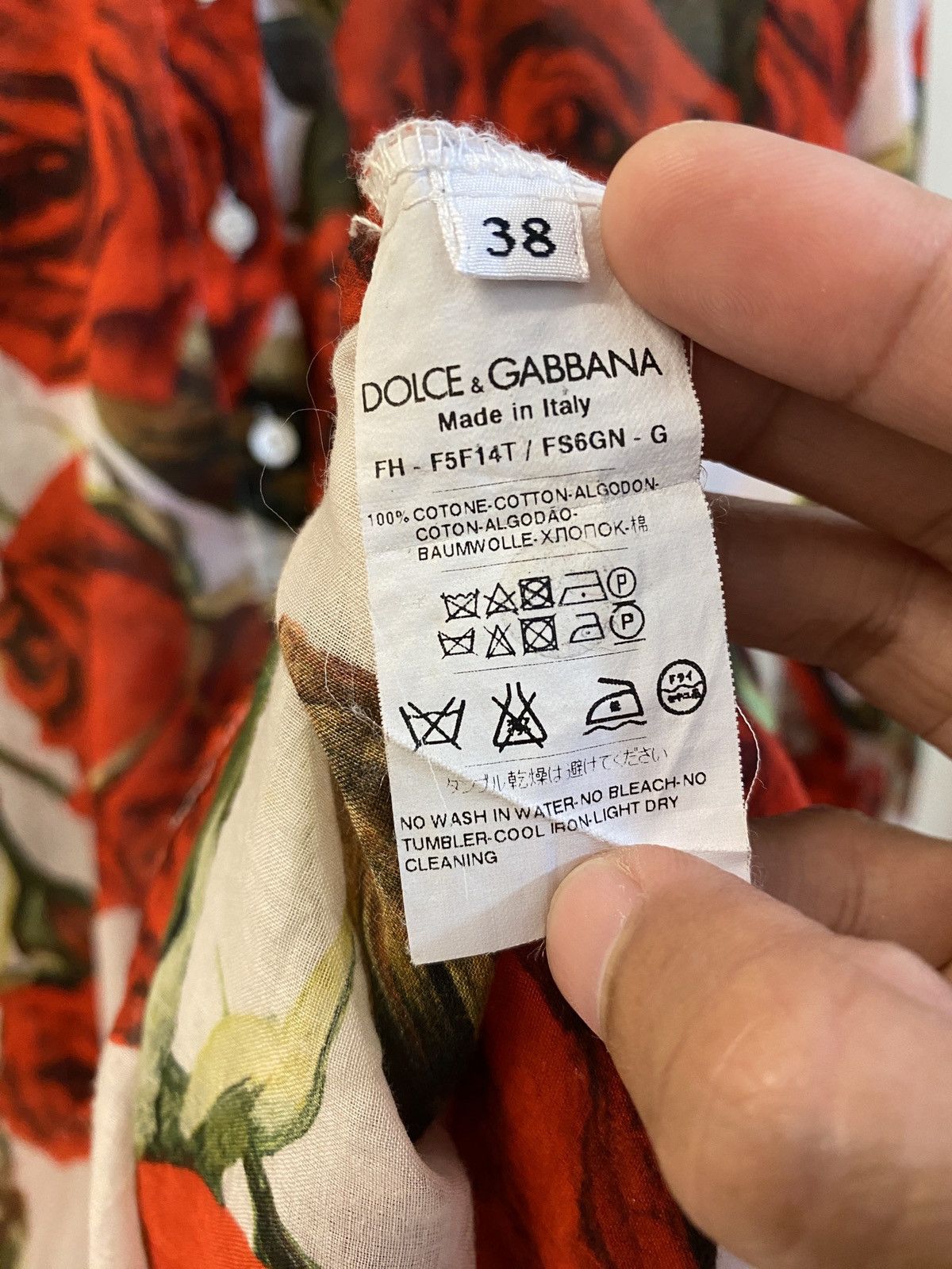 Dolce & Gabbana 🔥🔥💰💰Dolce & Gabbana floral ROSE Size S / US 4 / IT 40 - 12 Thumbnail