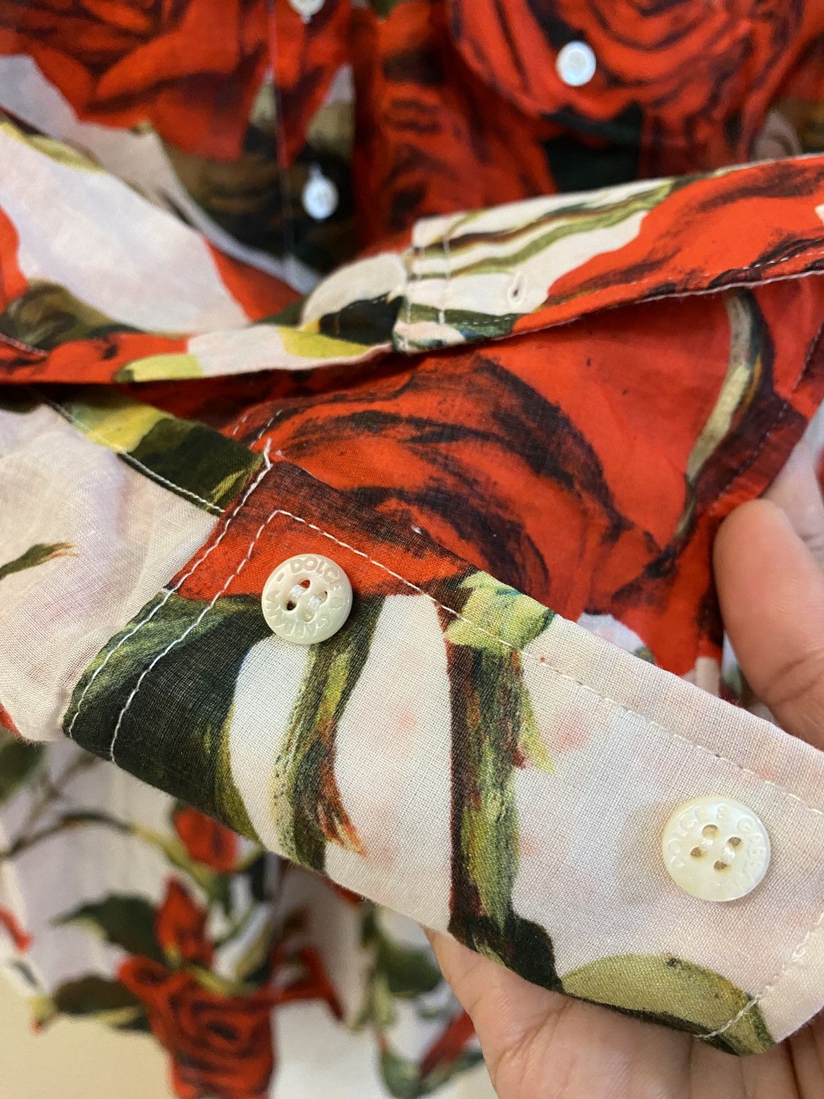 Dolce & Gabbana 🔥🔥💰💰Dolce & Gabbana floral ROSE Size S / US 4 / IT 40 - 10 Thumbnail