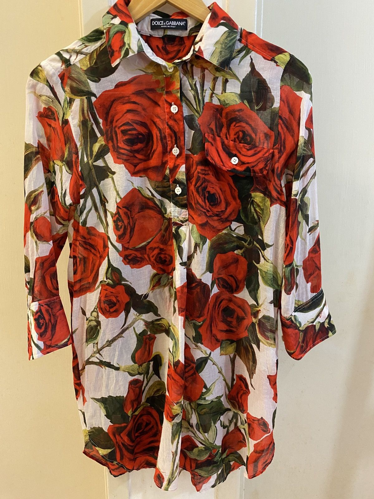 Dolce & Gabbana 🔥🔥💰💰Dolce & Gabbana floral ROSE Size S / US 4 / IT 40 - 9 Thumbnail