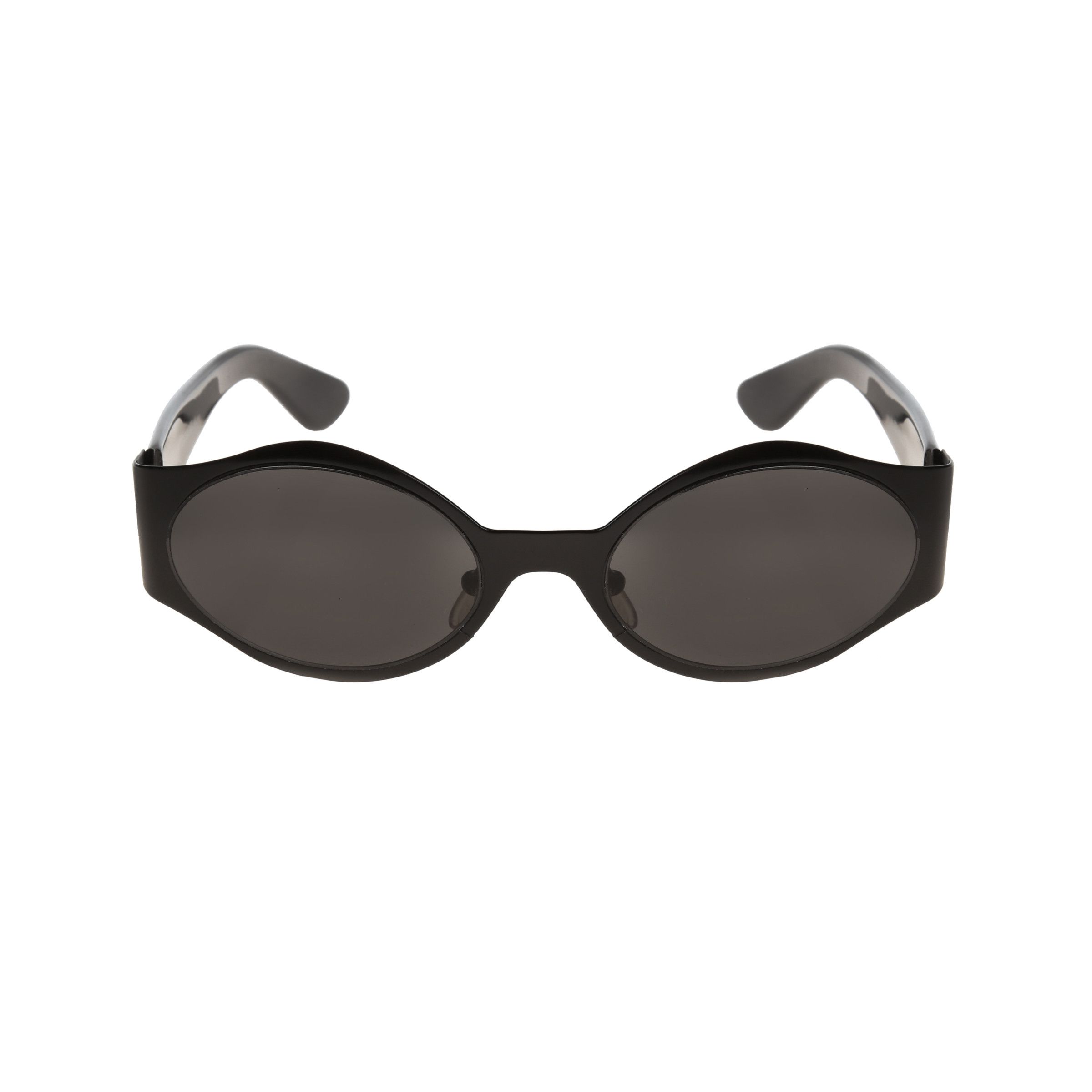 Valentino × Vintage Oliver by Valentino 90's Black Oval Frame Sunglasses Size ONE SIZE - 2 Thumbnail