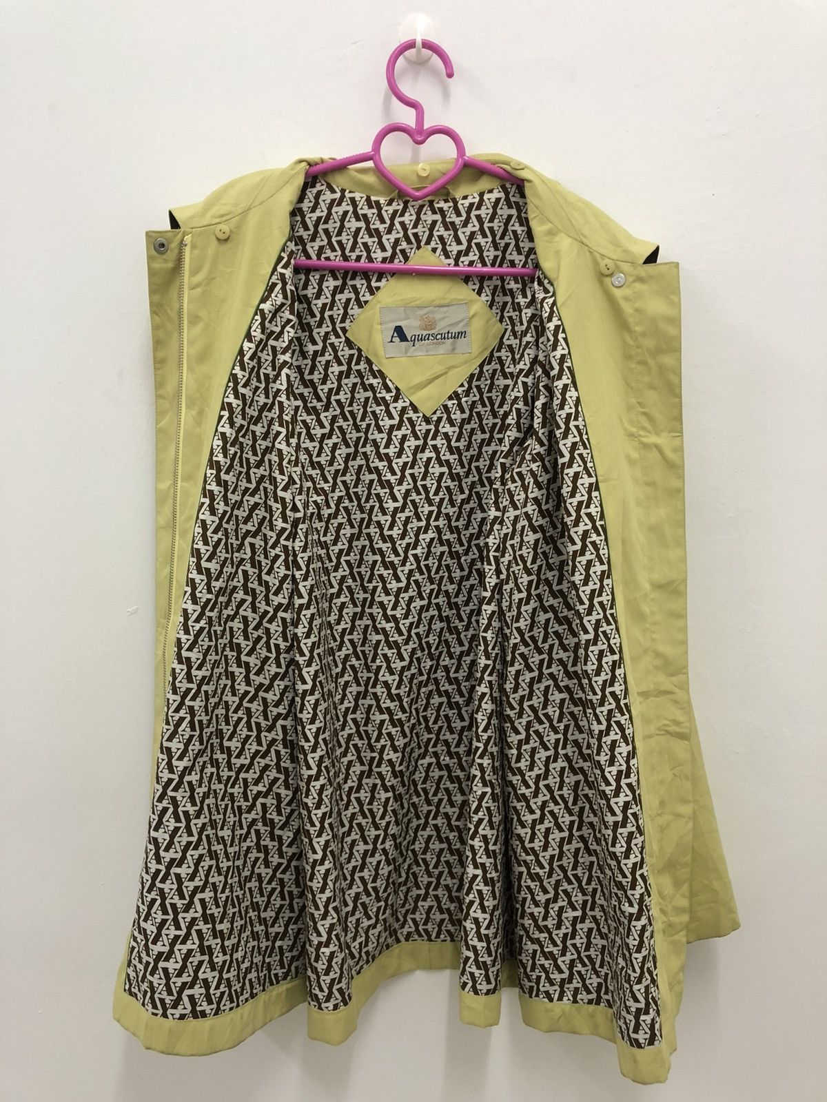 Aquascutum Rare Vintage Aquascutum Monogram Nova Check Hooded Jacket Size US L / EU 52-54 / 3 - 9 Thumbnail