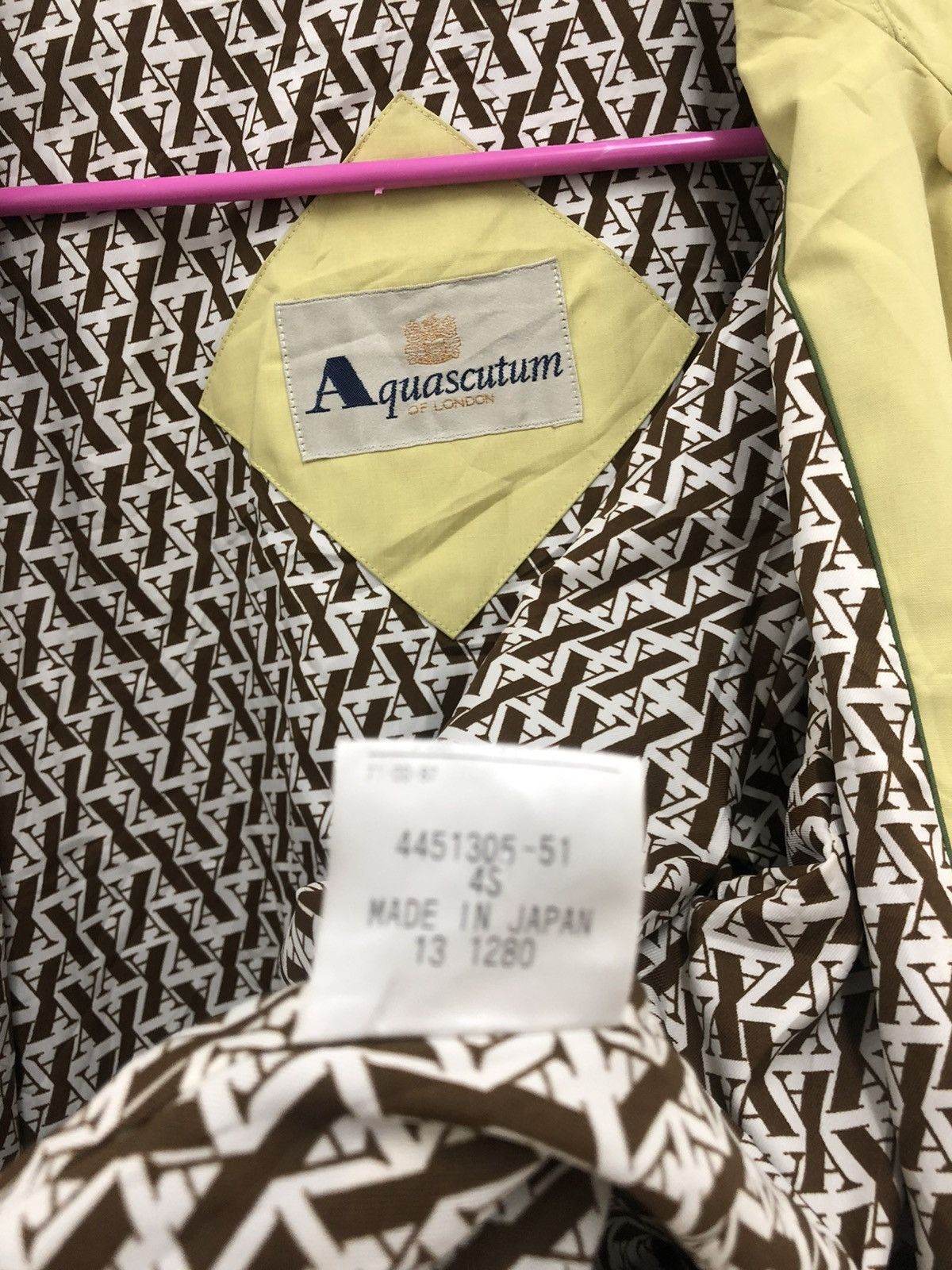 Aquascutum Rare Vintage Aquascutum Monogram Nova Check Hooded Jacket Size US L / EU 52-54 / 3 - 11 Thumbnail