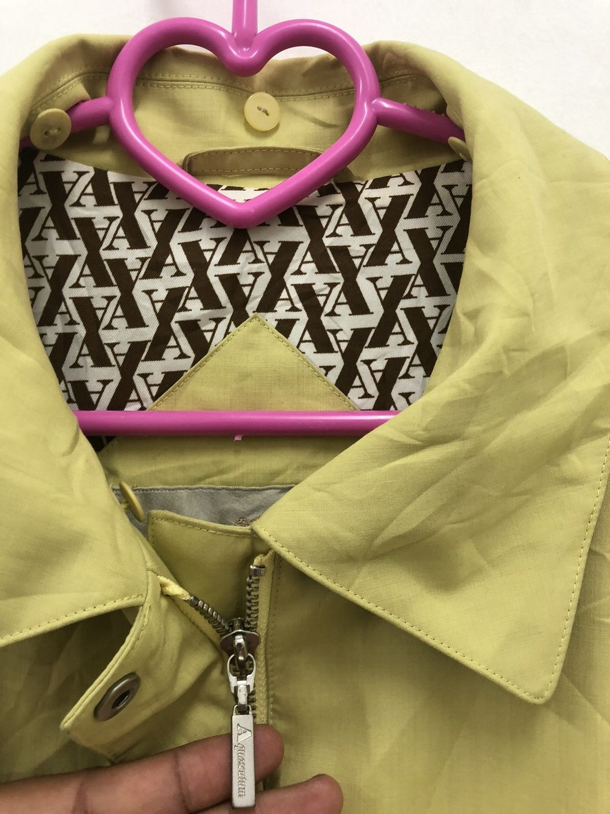 Aquascutum Rare Vintage Aquascutum Monogram Nova Check Hooded Jacket Size US L / EU 52-54 / 3 - 8 Thumbnail