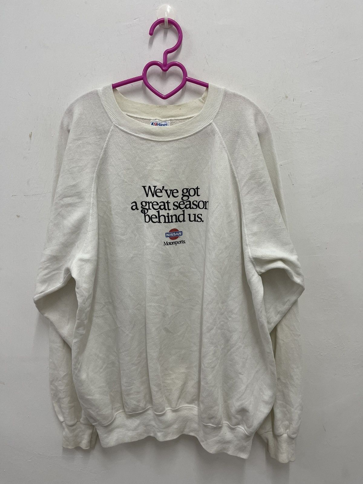 Japanese Brand Rare Vintage NISSAN MOTORSPORTS Racing Sweatshirt Size US XL / EU 56 / 4 - 1 Thumbnail