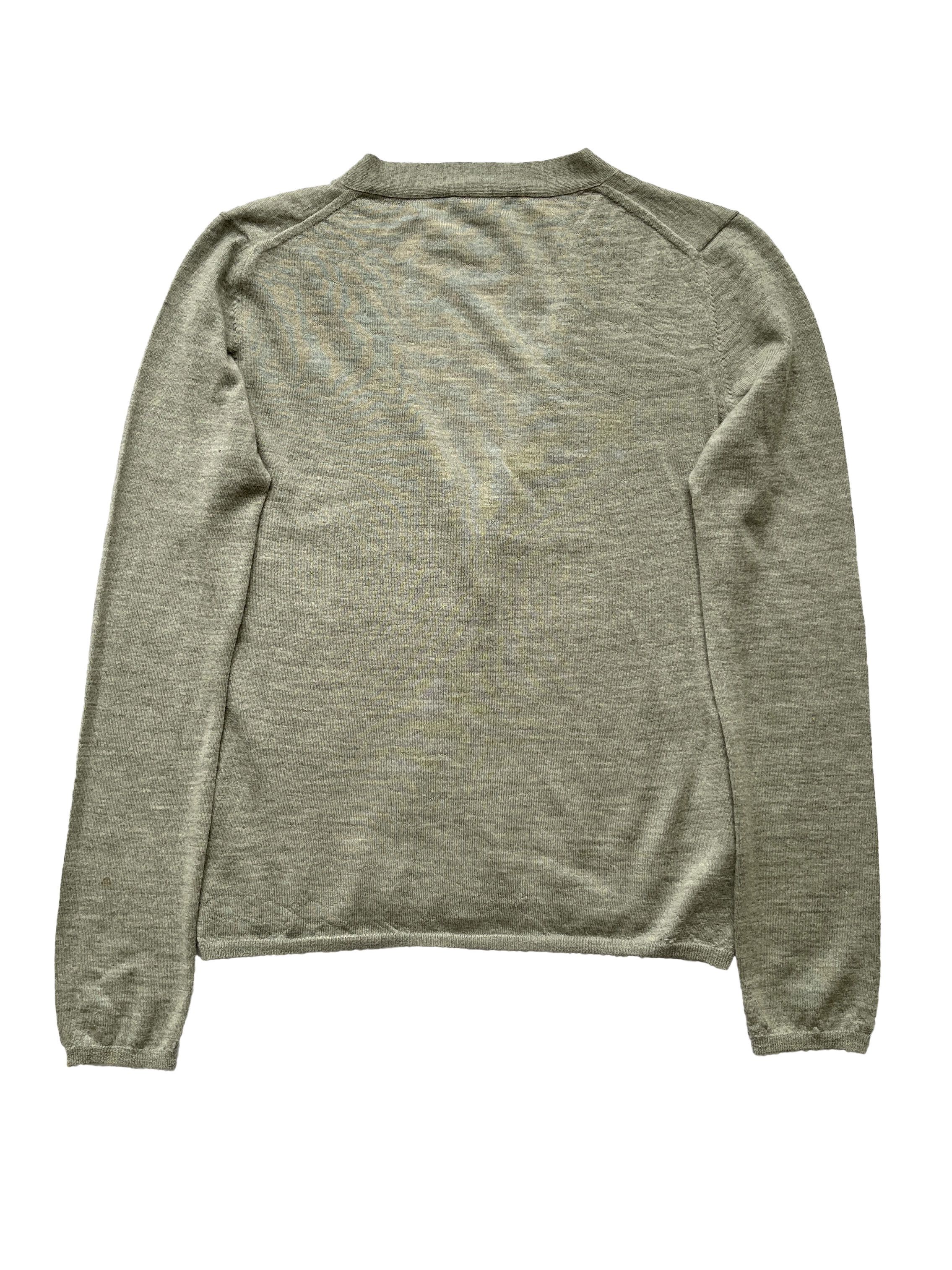 Miu Miu ⚡️QUICK SALE⚡️2014 Miu Miu Grey Knit Cardigan Size M / US 6-8 / IT 42-44 - 2 Thumbnail