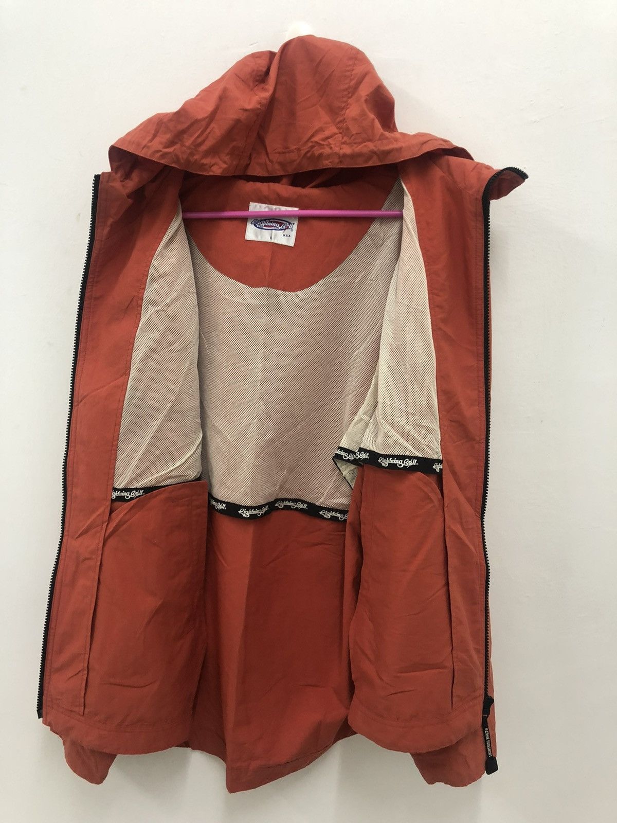 Lightning Bolt Rare 90s Vintage LIGHTNING BOLT Hooded Jacket Size US L / EU 52-54 / 3 - 4 Thumbnail