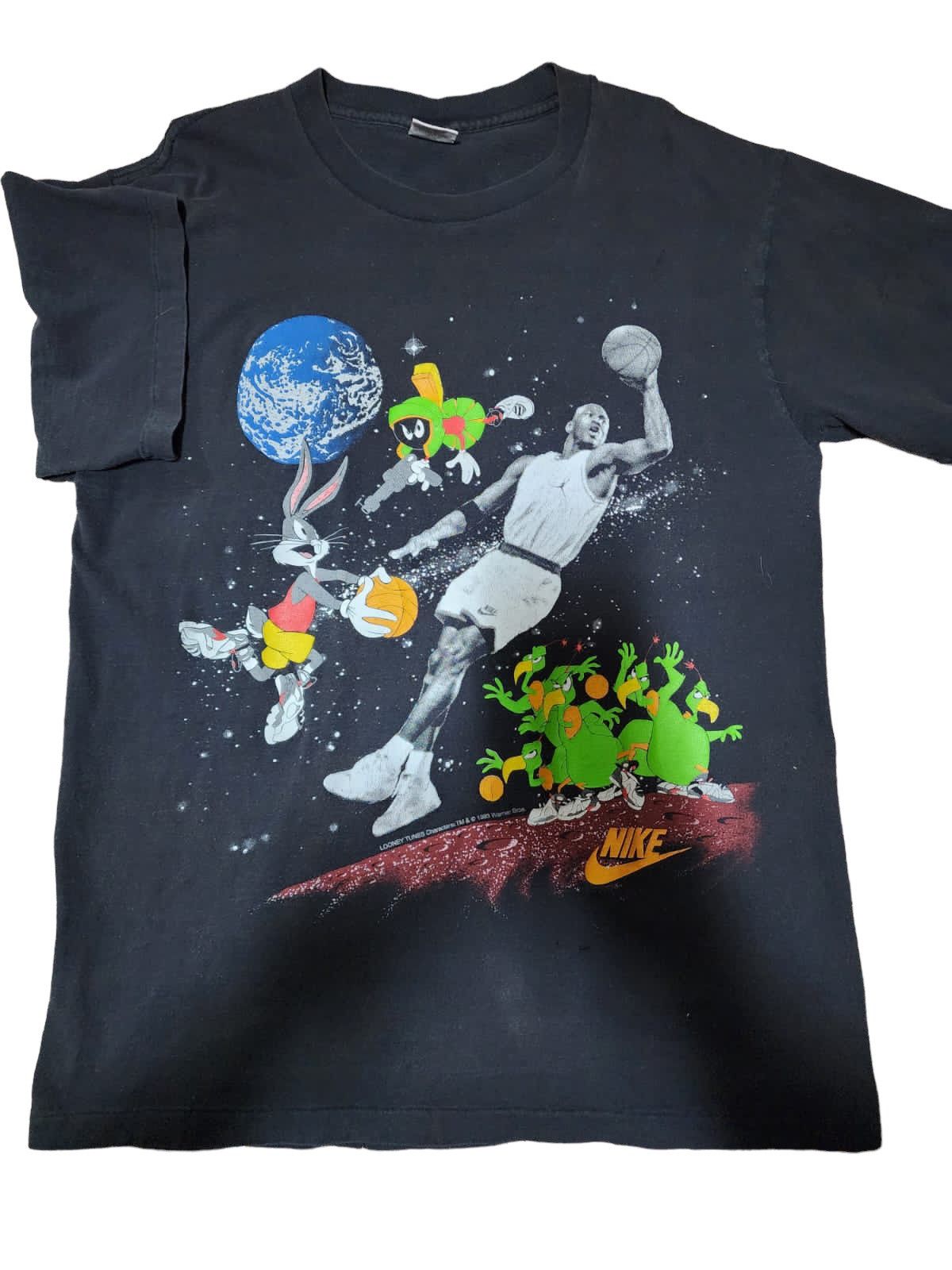 93's Vintage Nike Space Jam Jordan X Looney Tunes Tees