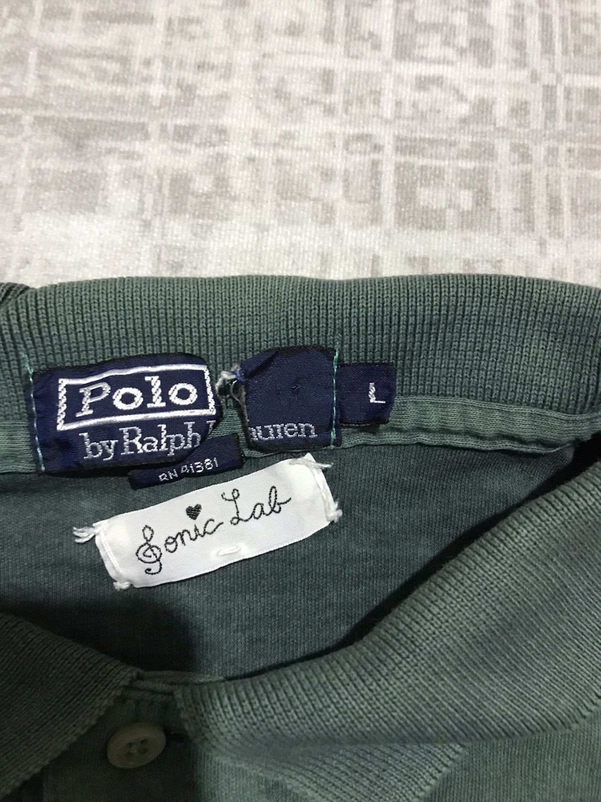 Polo Ralph Lauren Sonic Lab x Polo Ralph Lauren Reconsructed Patchwork Polo Size US L / EU 52-54 / 3 - 5 Thumbnail