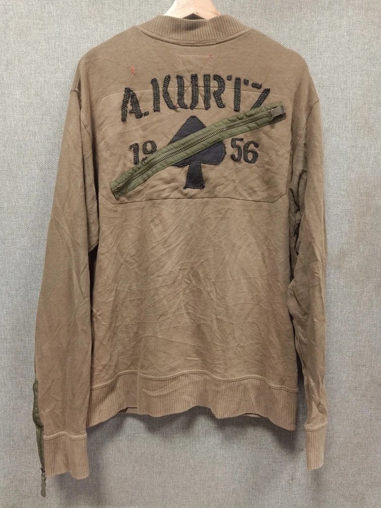 A. Kurtz × Designer × Vintage vintage sweatshirt millitary A.Kurtz Size US L / EU 52-54 / 3 - 1 Thumbnail