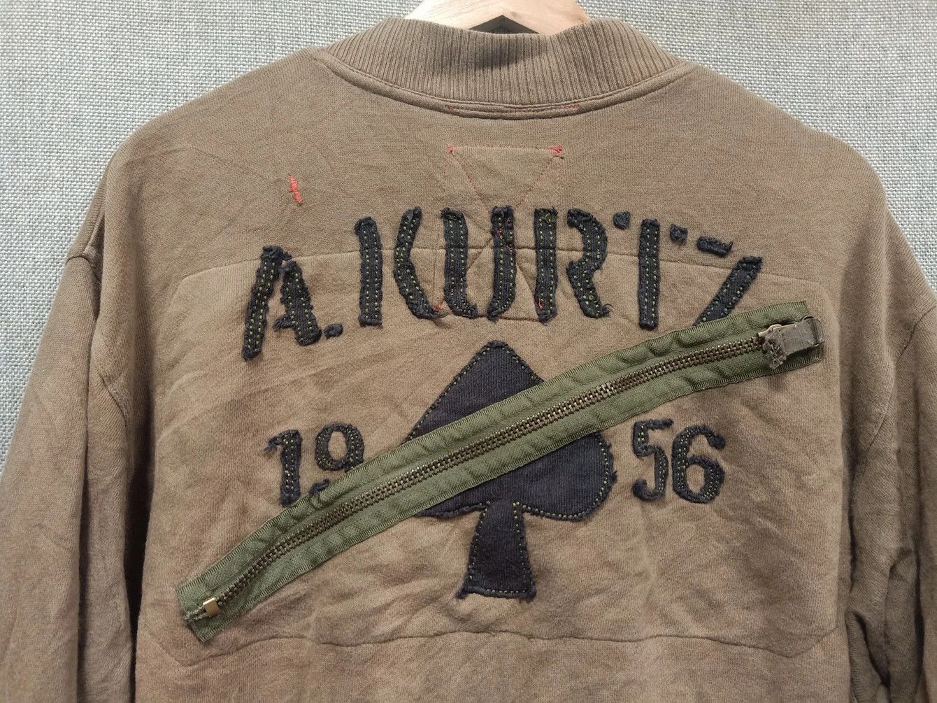 A. Kurtz × Designer × Vintage vintage sweatshirt millitary A.Kurtz Size US L / EU 52-54 / 3 - 4 Thumbnail