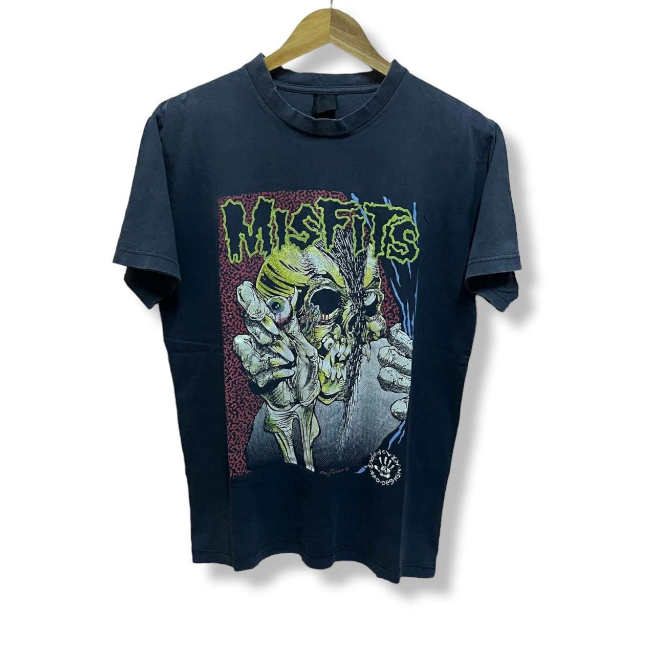 90s Misfits Pushead Giant Black XL Pushead Misfits | Grailed