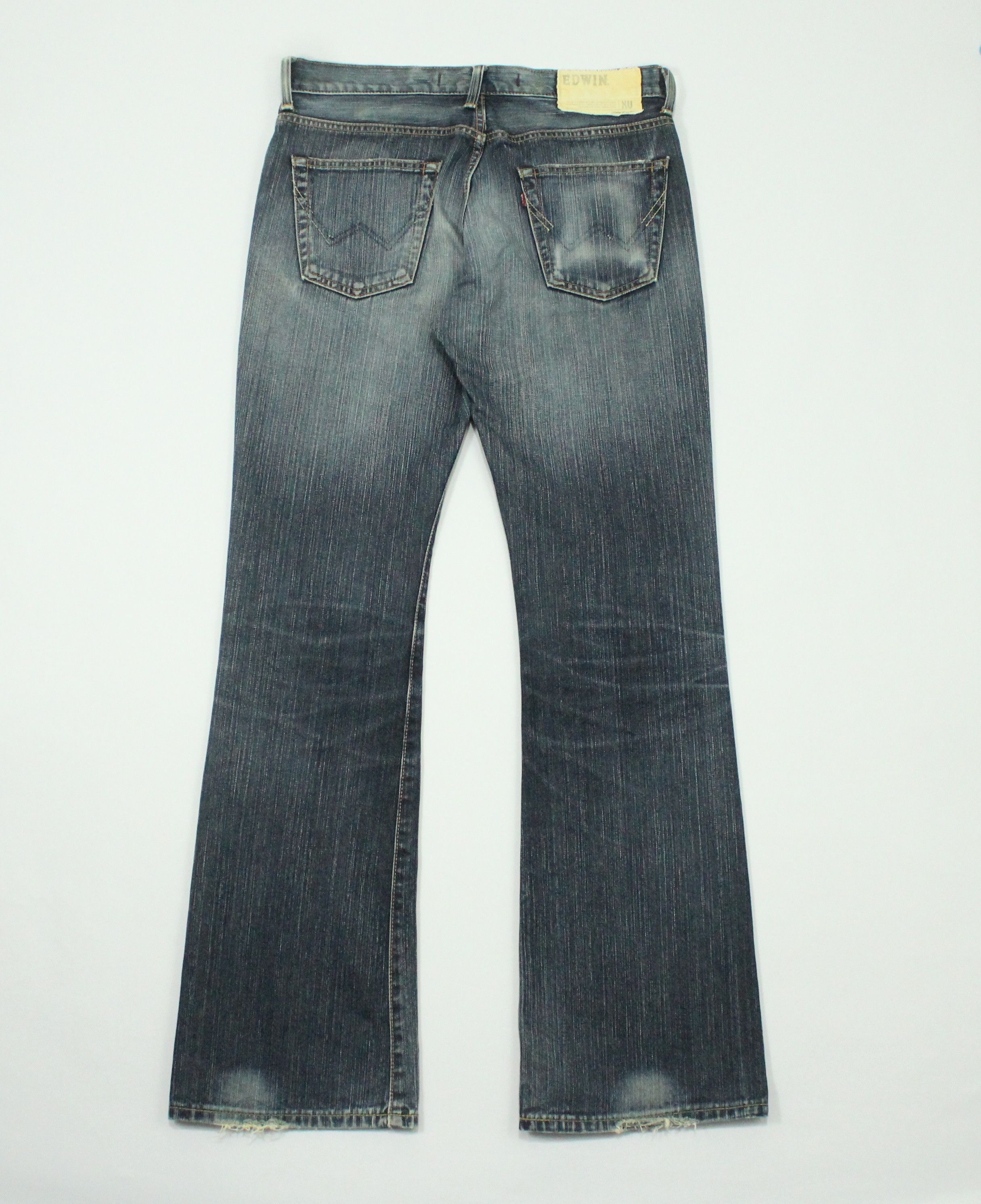 Vintage FLARED EDWIN Jeans Denim Bootcut Exclusive Vintage Model Size US 31 - 2 Thumbnail