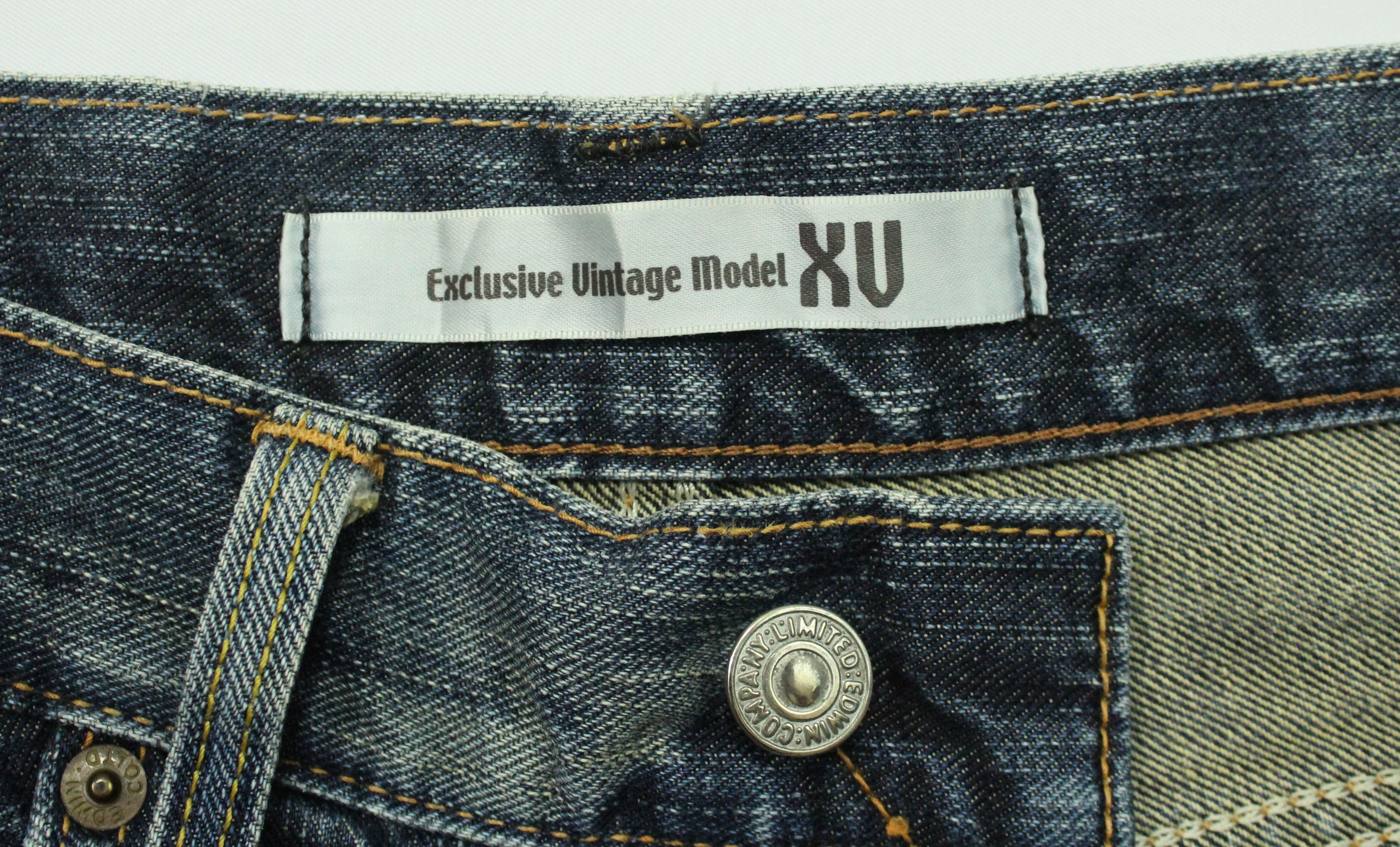 Vintage FLARED EDWIN Jeans Denim Bootcut Exclusive Vintage Model Size US 31 - 17 Thumbnail