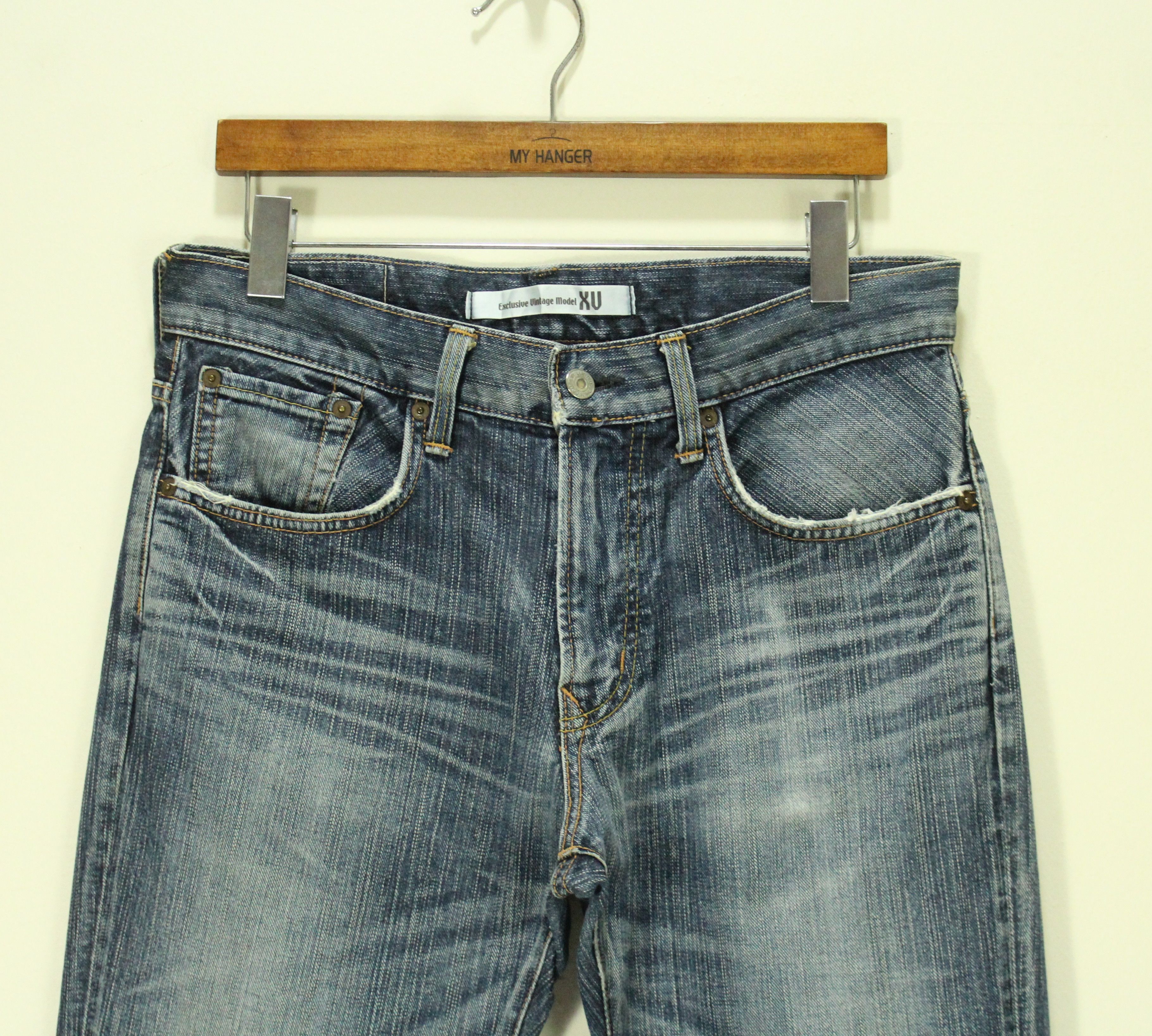 Vintage FLARED EDWIN Jeans Denim Bootcut Exclusive Vintage Model Size US 31 - 4 Thumbnail