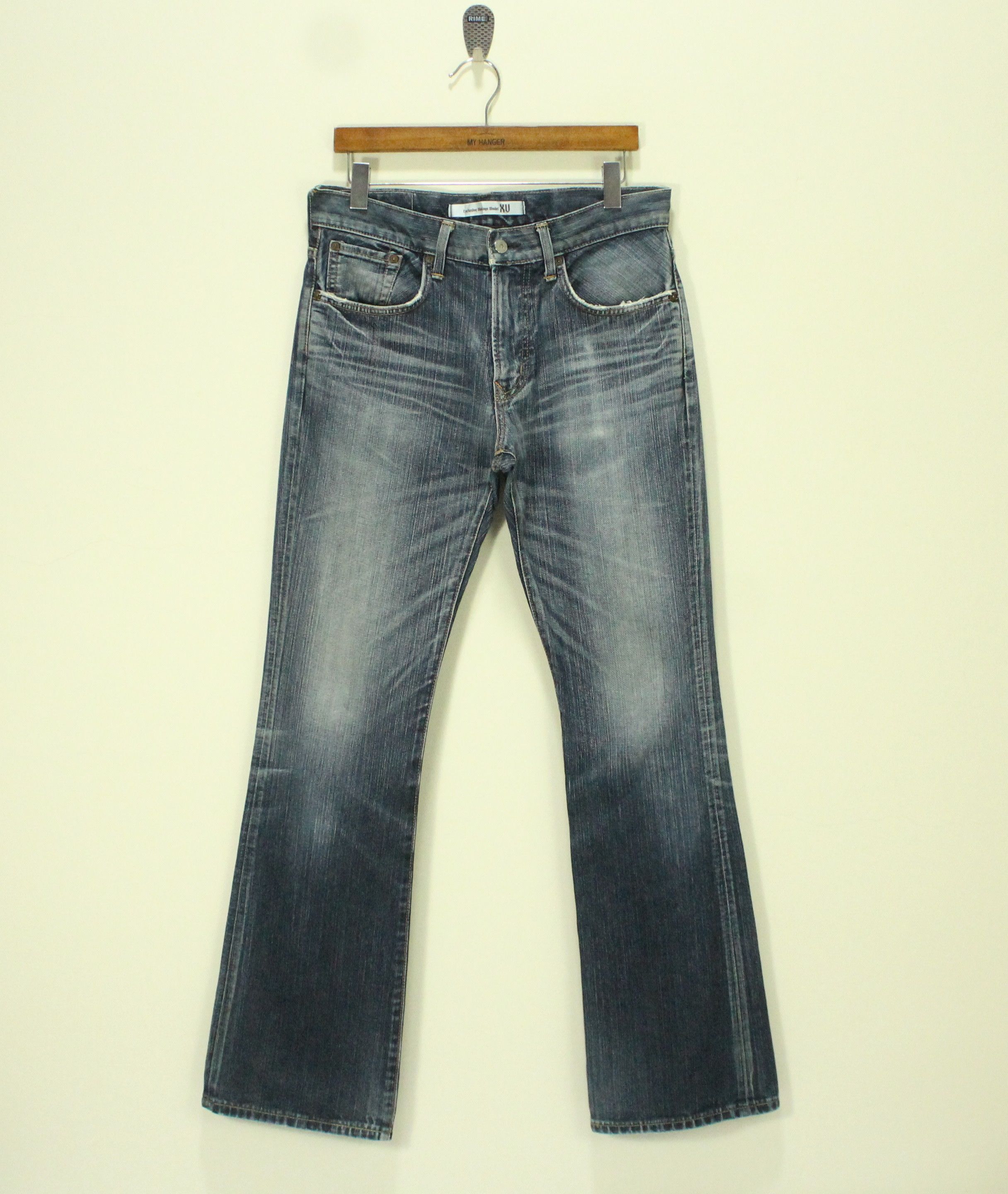 Vintage FLARED EDWIN Jeans Denim Bootcut Exclusive Vintage Model Size US 31 - 3 Thumbnail