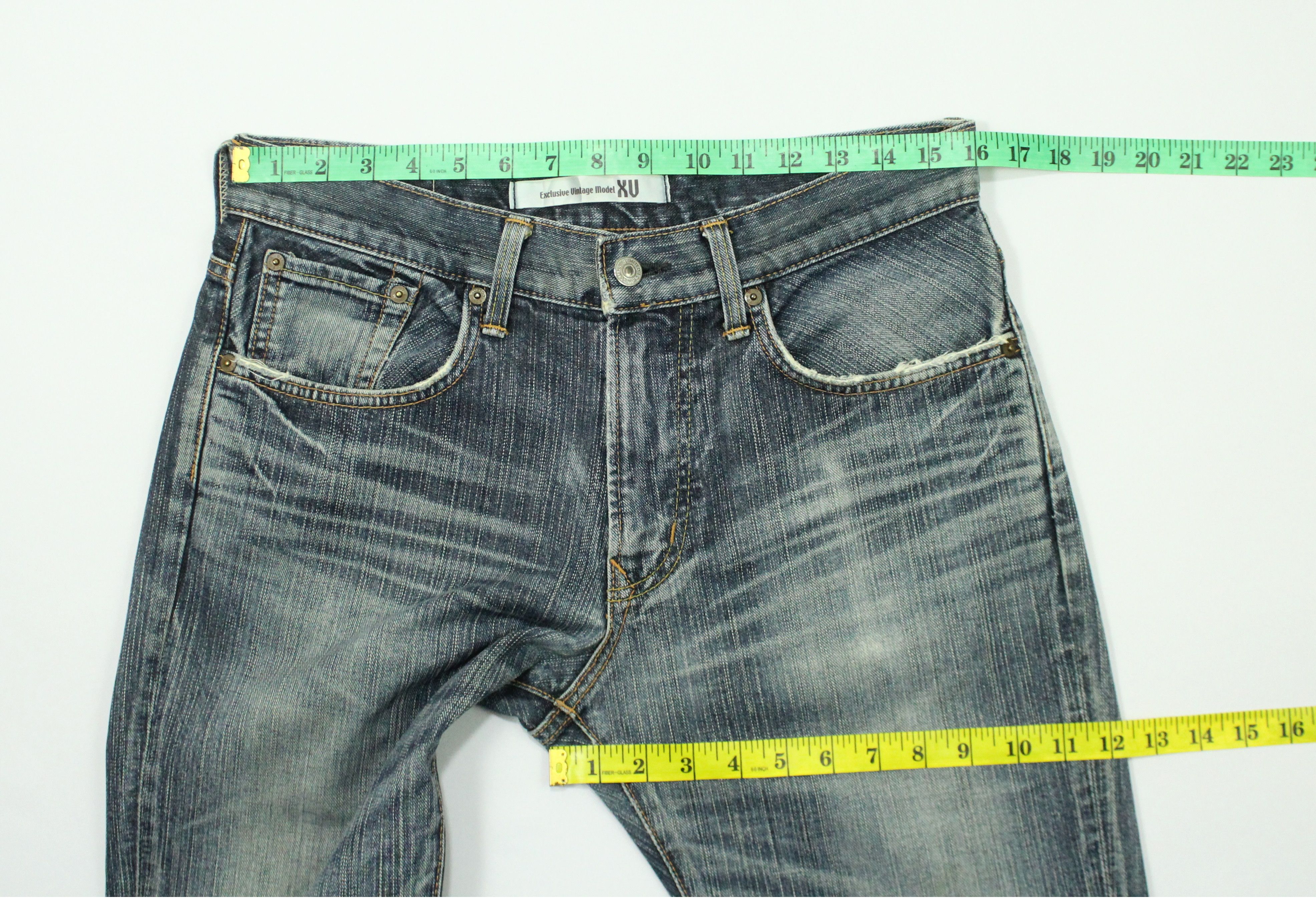 Vintage FLARED EDWIN Jeans Denim Bootcut Exclusive Vintage Model Size US 31 - 20 Thumbnail