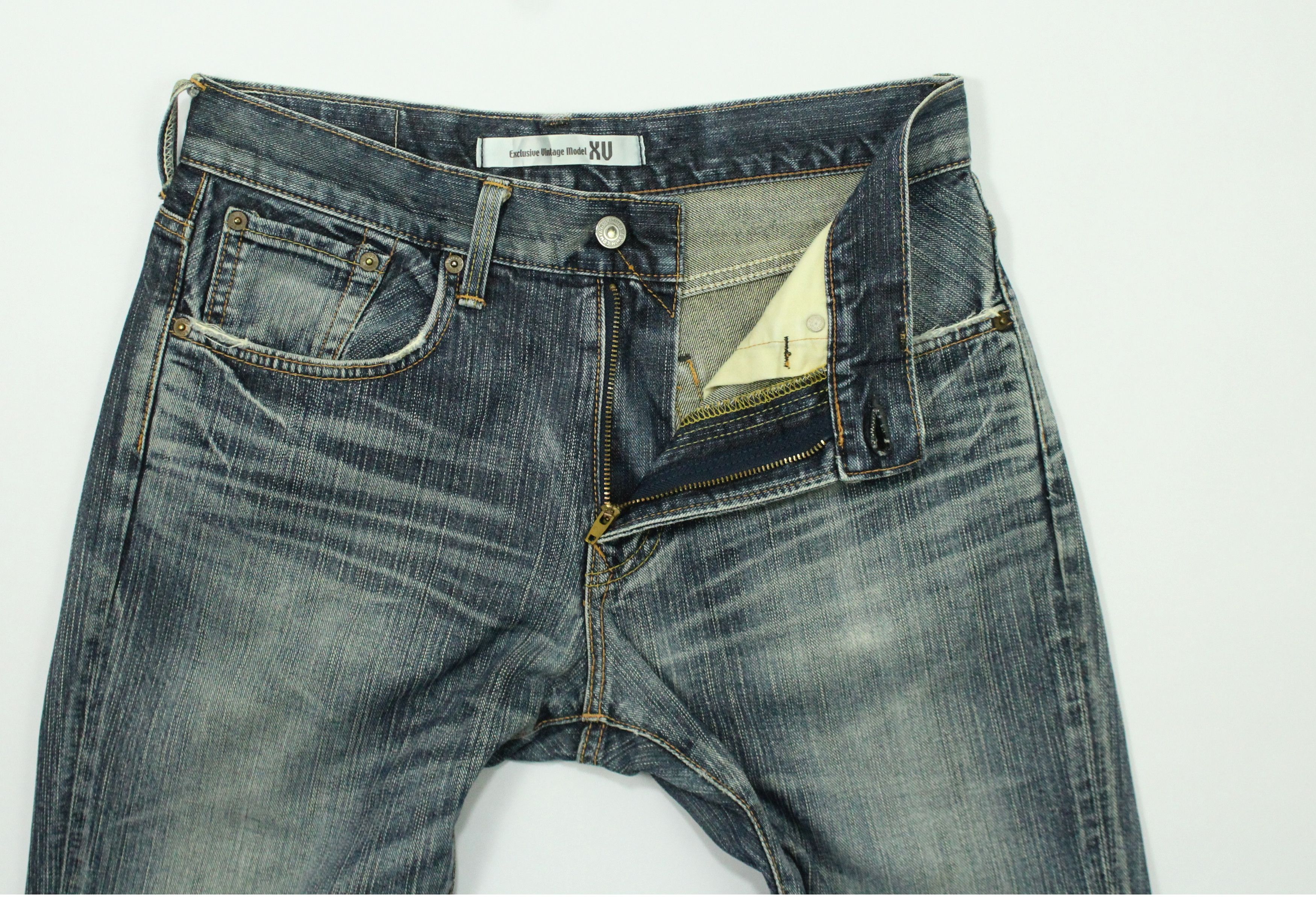 Vintage FLARED EDWIN Jeans Denim Bootcut Exclusive Vintage Model Size US 31 - 15 Thumbnail