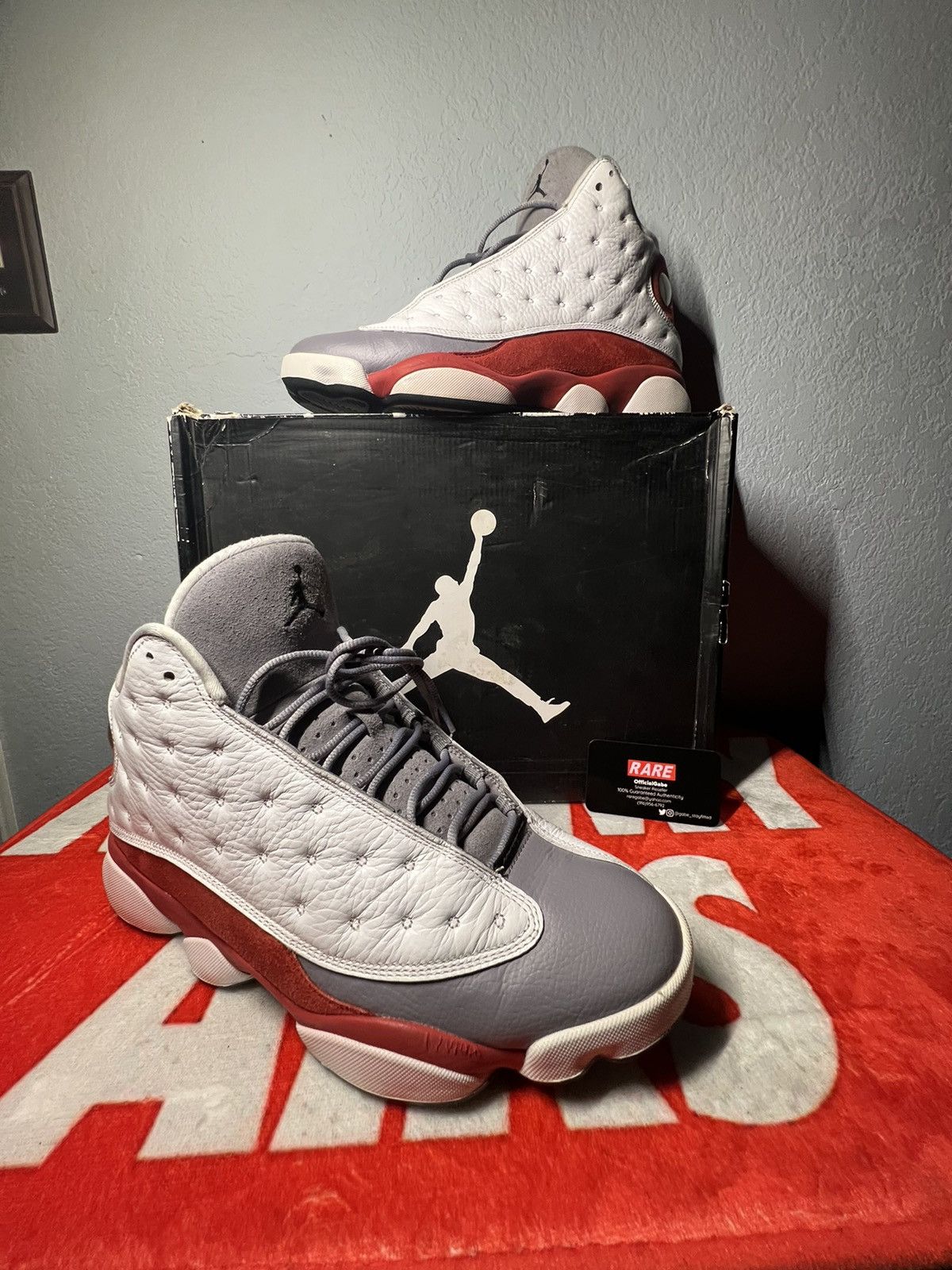 Jordan Brand Air Jordan 13 "Grey Toe 2014" Size US 11.5 / EU 44-45 - 2 Thumbnail