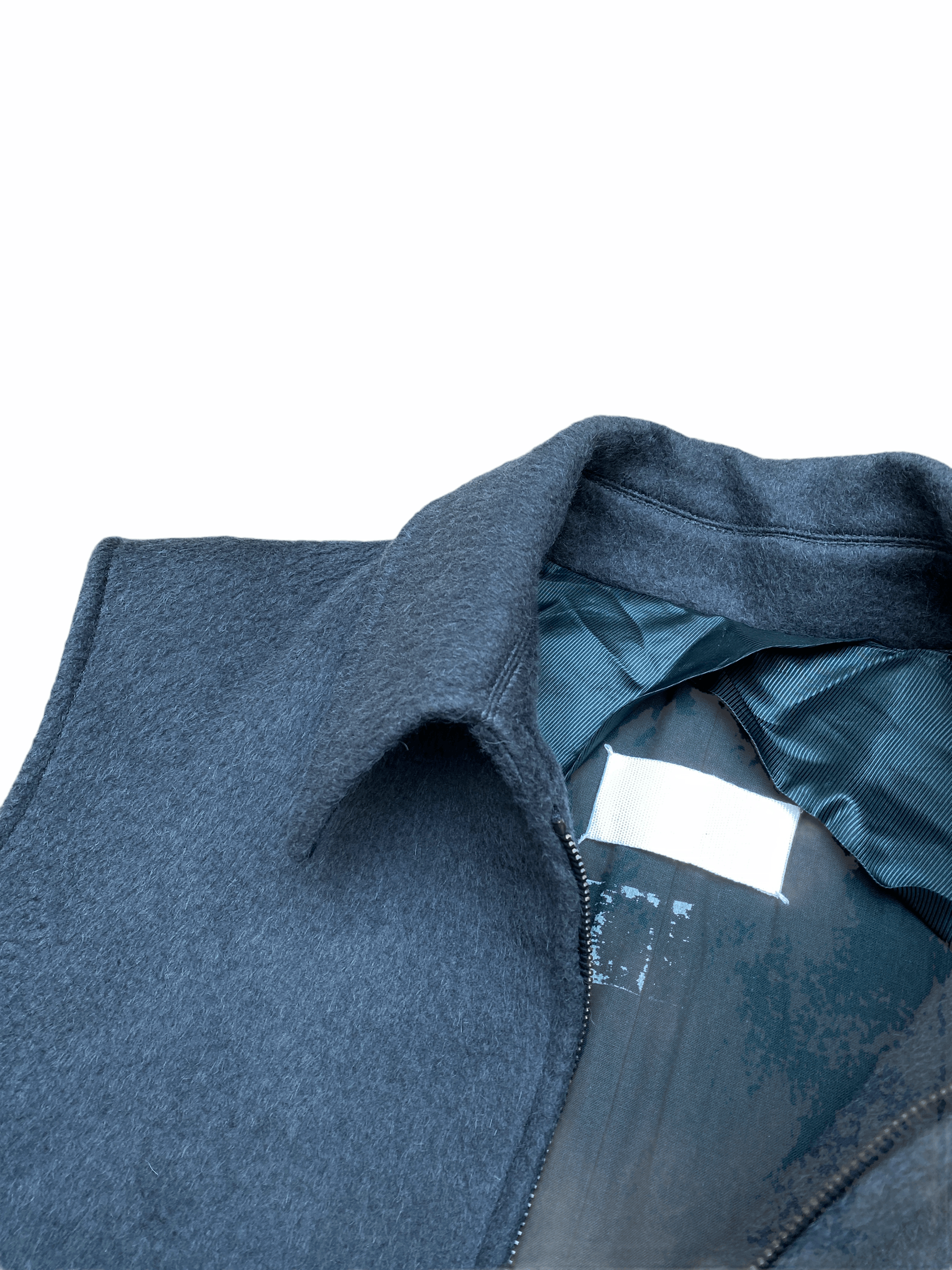 Maison Margiela F/W 2002 Dark Green / Greyish Wool Vest Jacket Size US M / EU 48-50 / 2 - 5 Thumbnail