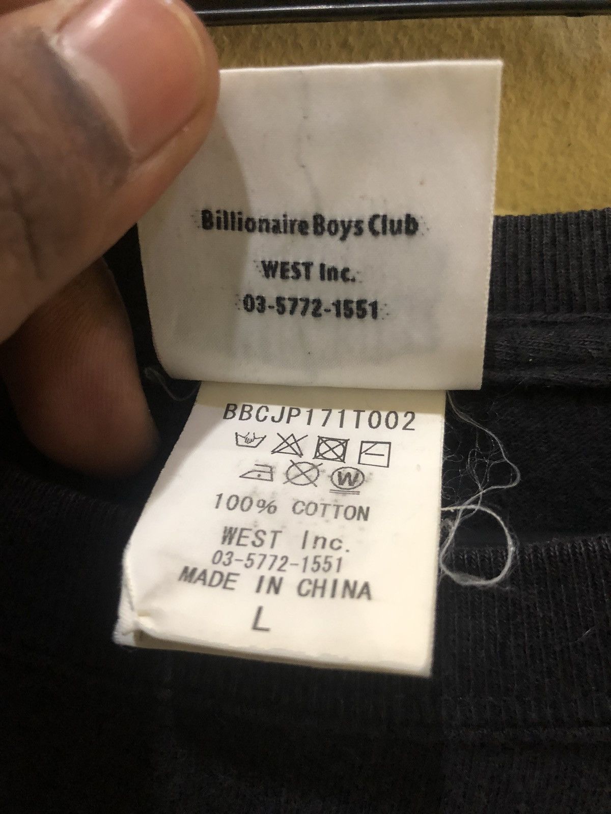 Billionaire Boys Club × Japanese Brand Billionaire Boys Club tees very Rare design size L Size US L / EU 52-54 / 3 - 6 Thumbnail