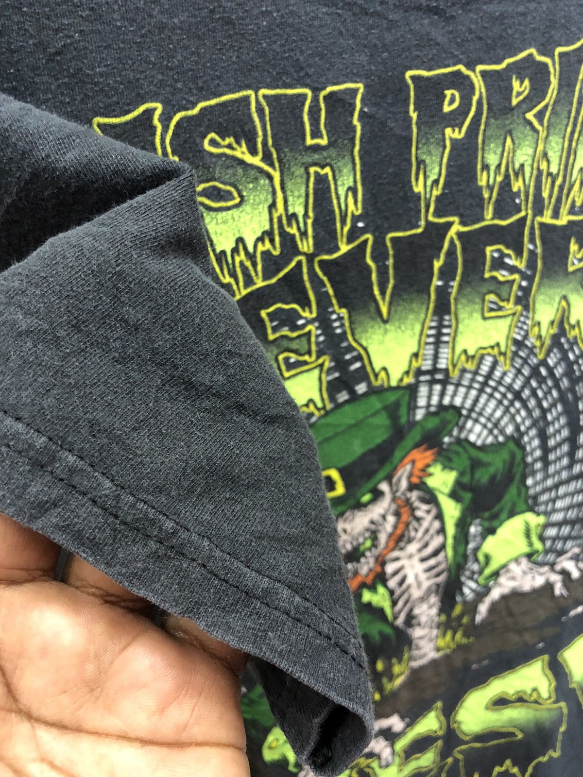 Expert Horror Irish Pride Never Dies! Skulls horror tees Size US L / EU 52-54 / 3 - 5 Thumbnail