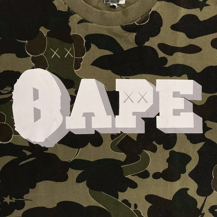 Bape × Kaws × Nigo BAPE x kaws bendy 1st camo green T-shirt a bathing ape NIGO Size US S / EU 44-46 / 1 - 2 Thumbnail