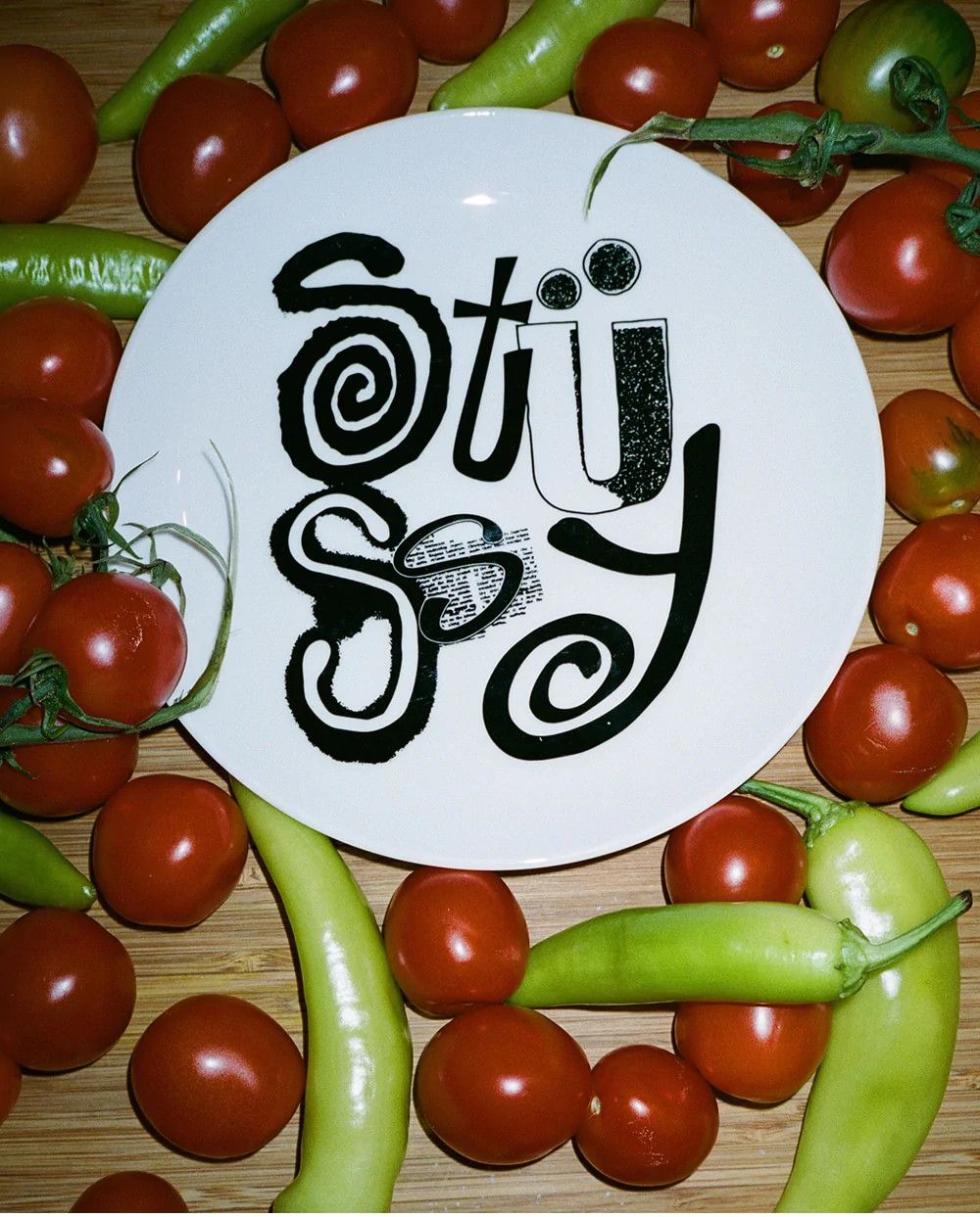 Stussy Stussy SCRIBBLE ART DECO PLATE - Black / White Size ONE SIZE - 4 Thumbnail