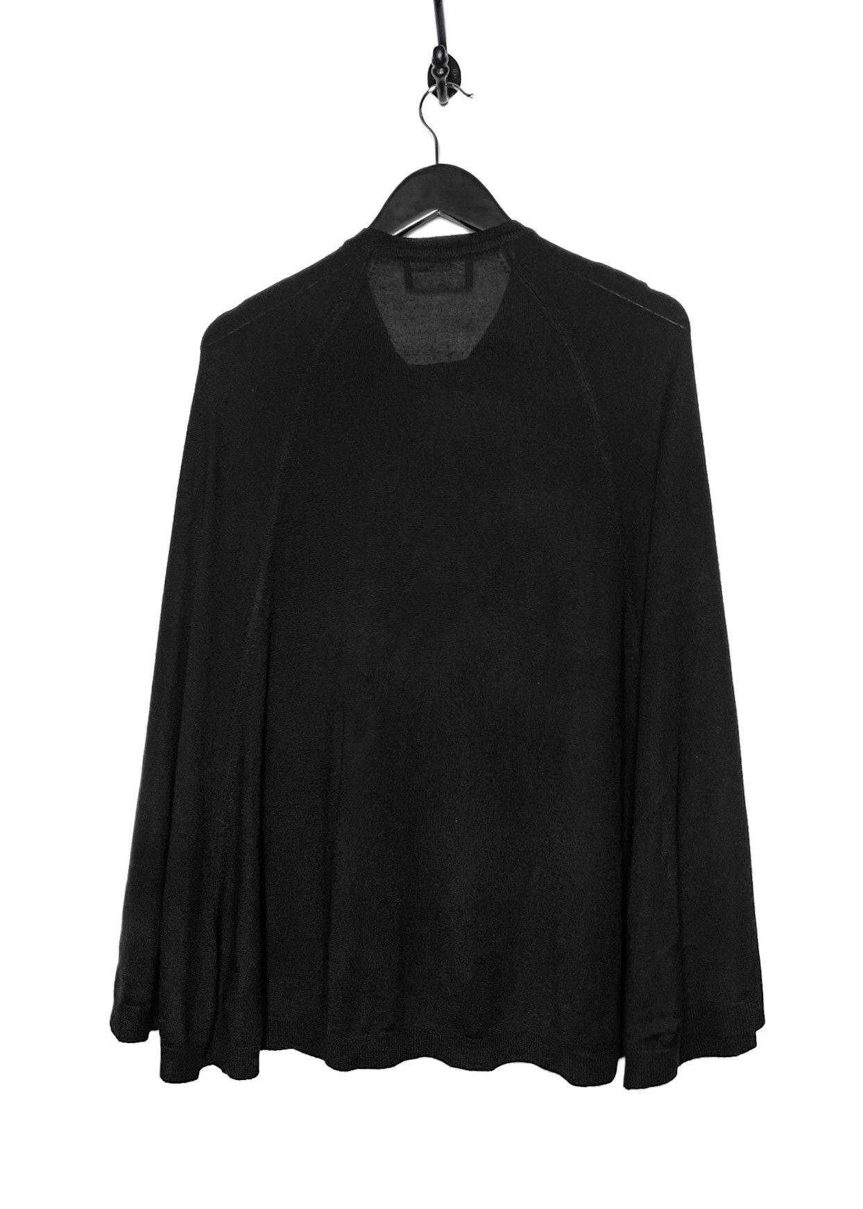Simone Rocha Simone Rocha Black Bead Embroidered Light Cape Sweater Size M / US 6-8 / IT 42-44 - 2 Thumbnail